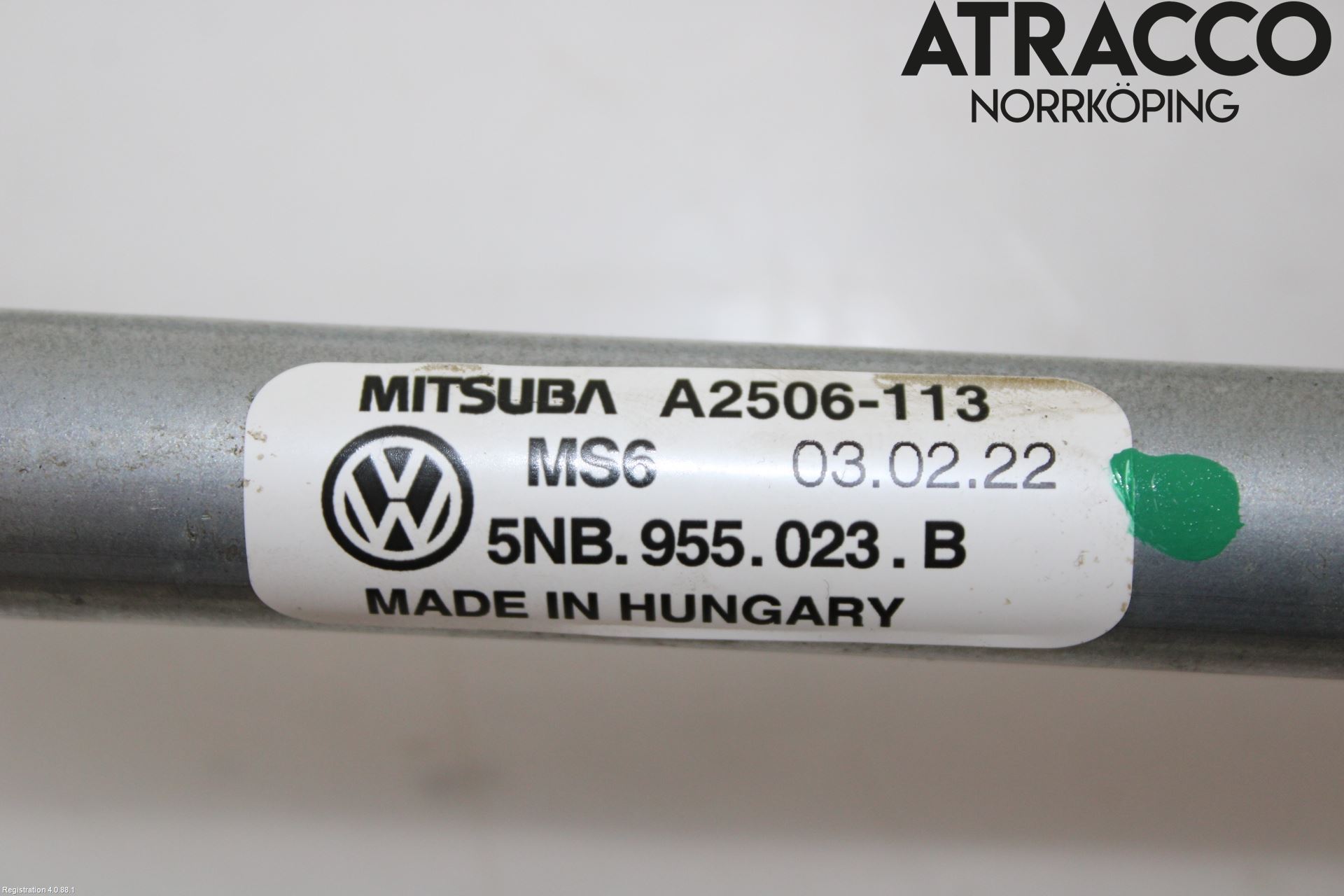 Volkswagen VW TIGUAN 16-24 Torkarmekanism Vindruta