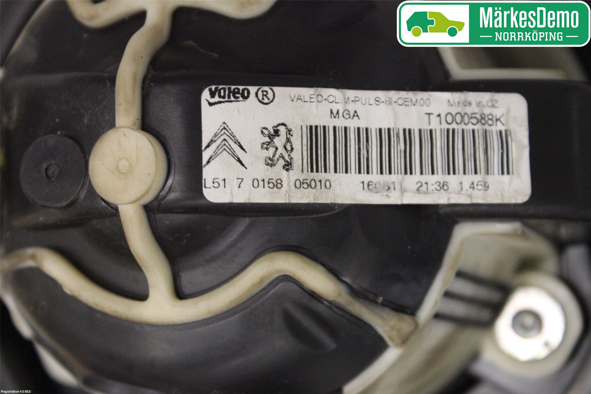 Citroen C3 PICASSO Värmefläkt