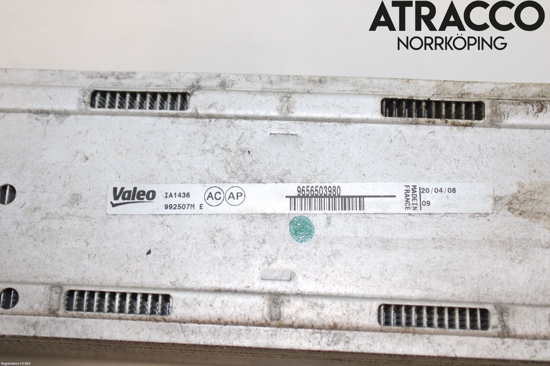 Citroen C4 I 05-10 Laddluft-Intercooler Kyl