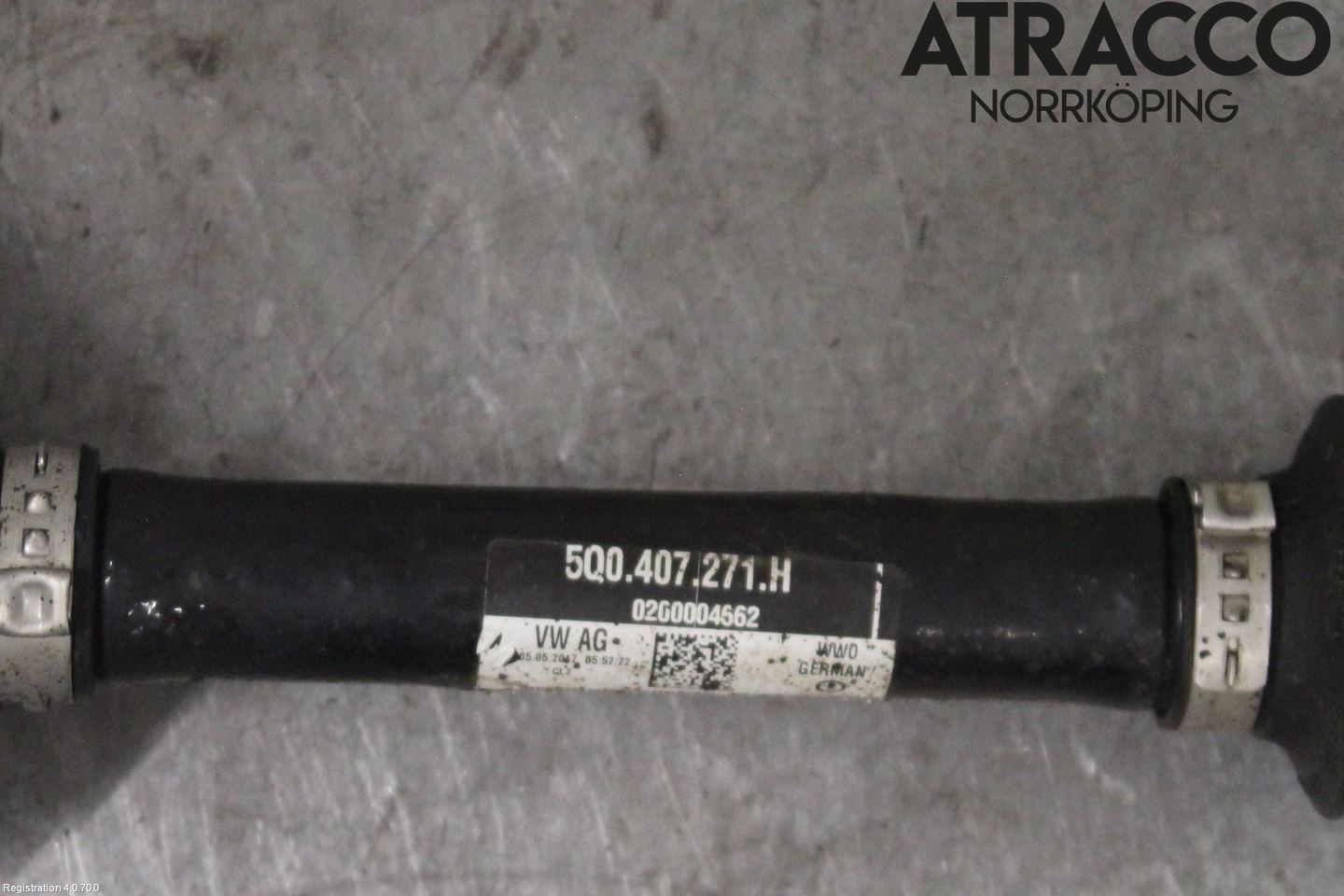 Volkswagen VW GOLF / E-GOLF VII 13-20 Drivaxel Fram Vänster