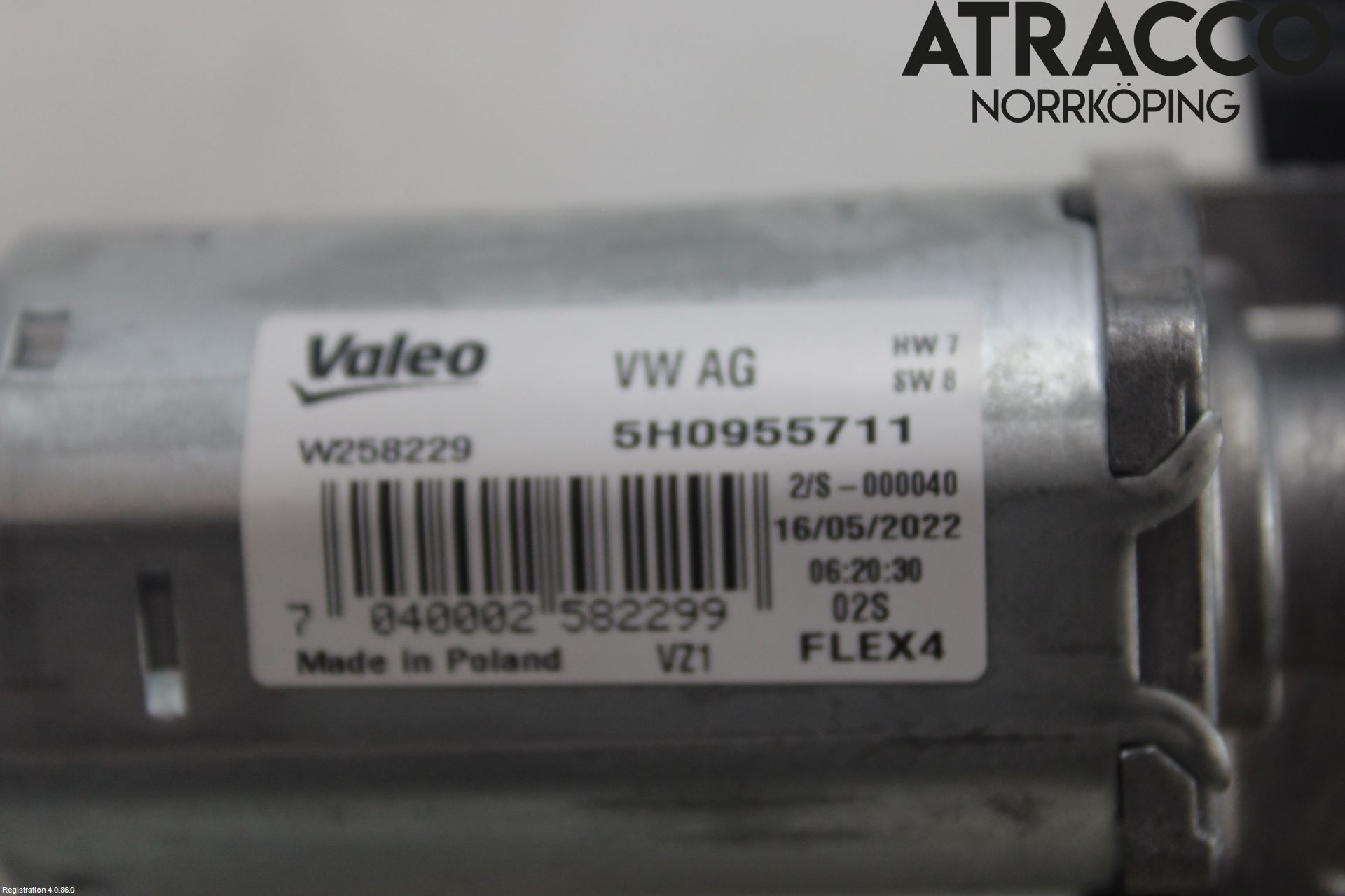 Volkswagen VW TRANSP/CARAVELLE (T7) 22-24 Torkarmotor Baklucka