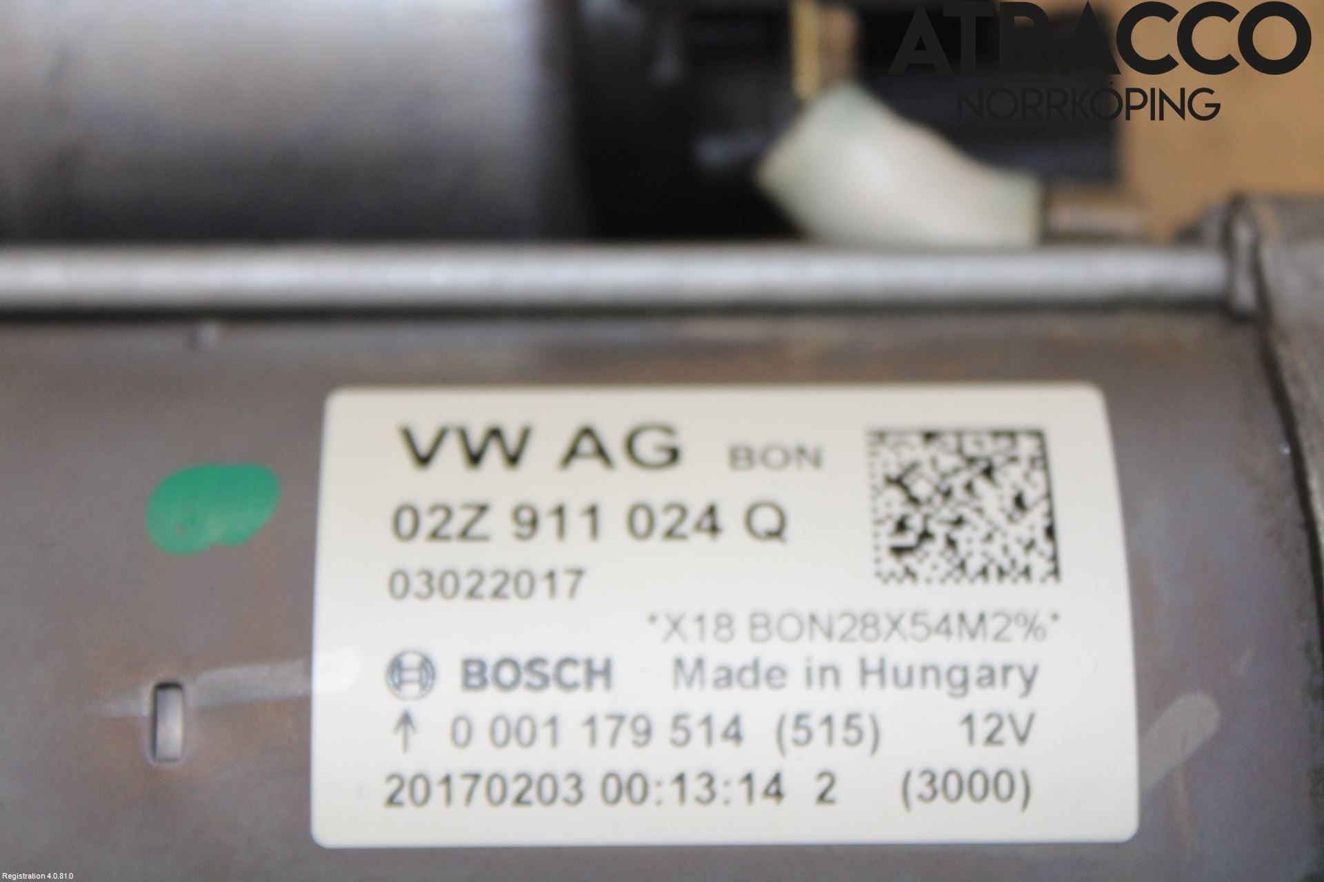 Volkswagen VW TOURAN 16- Startmotor