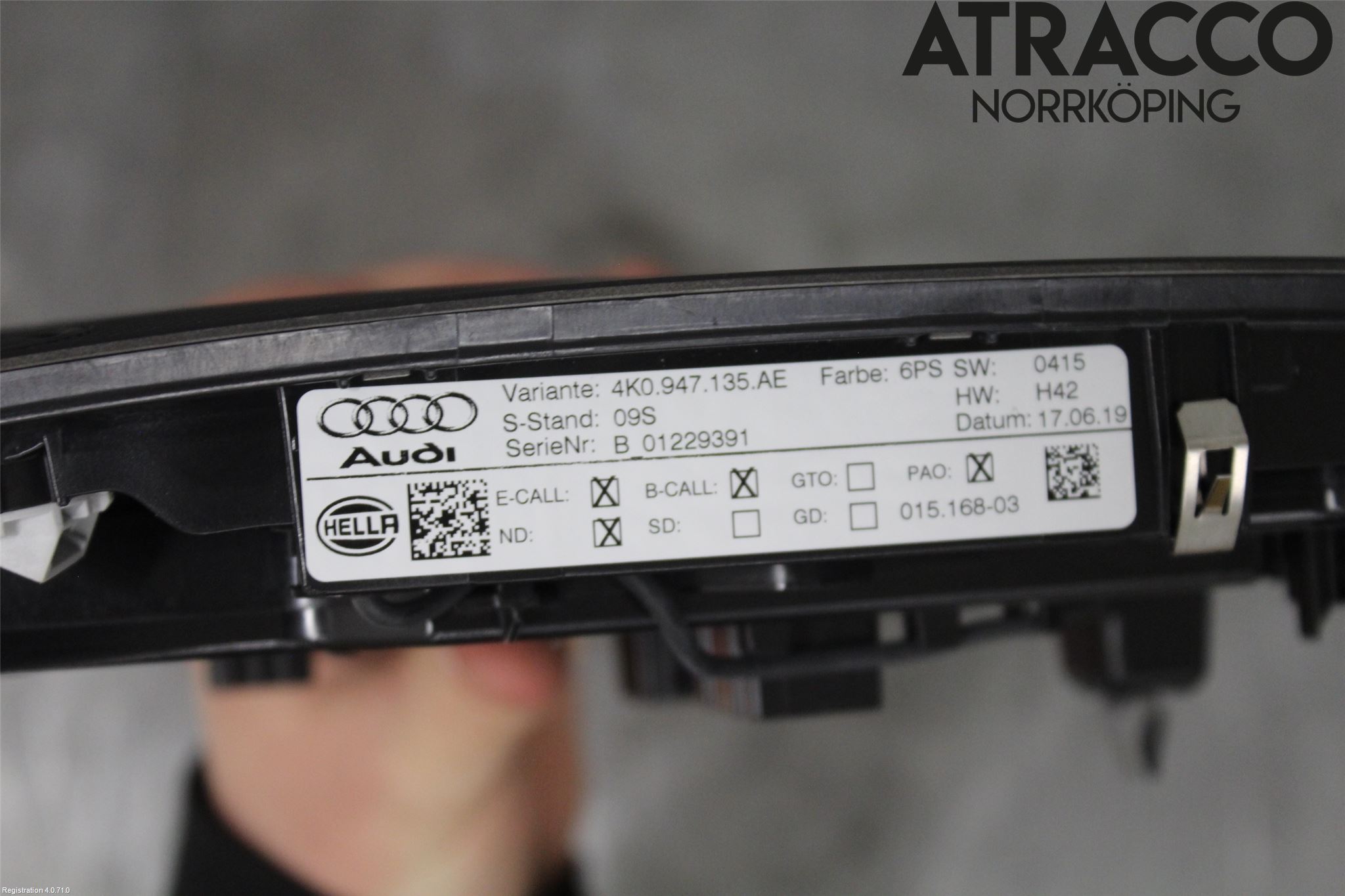 Audi A7 Sportback 4K 18- Innerbelysning