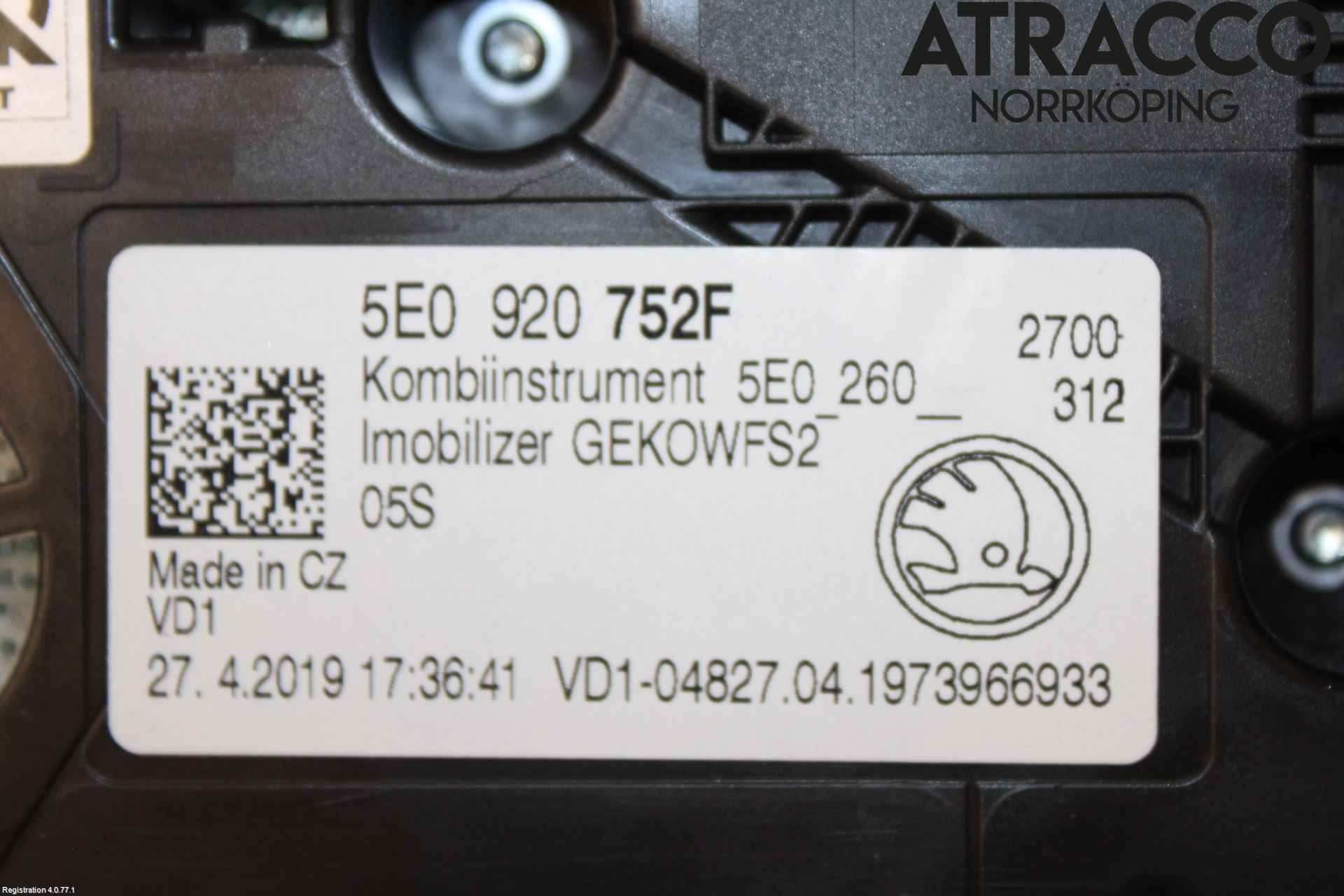 Skoda OCTAVIA (NX) 20- Instrument Komb