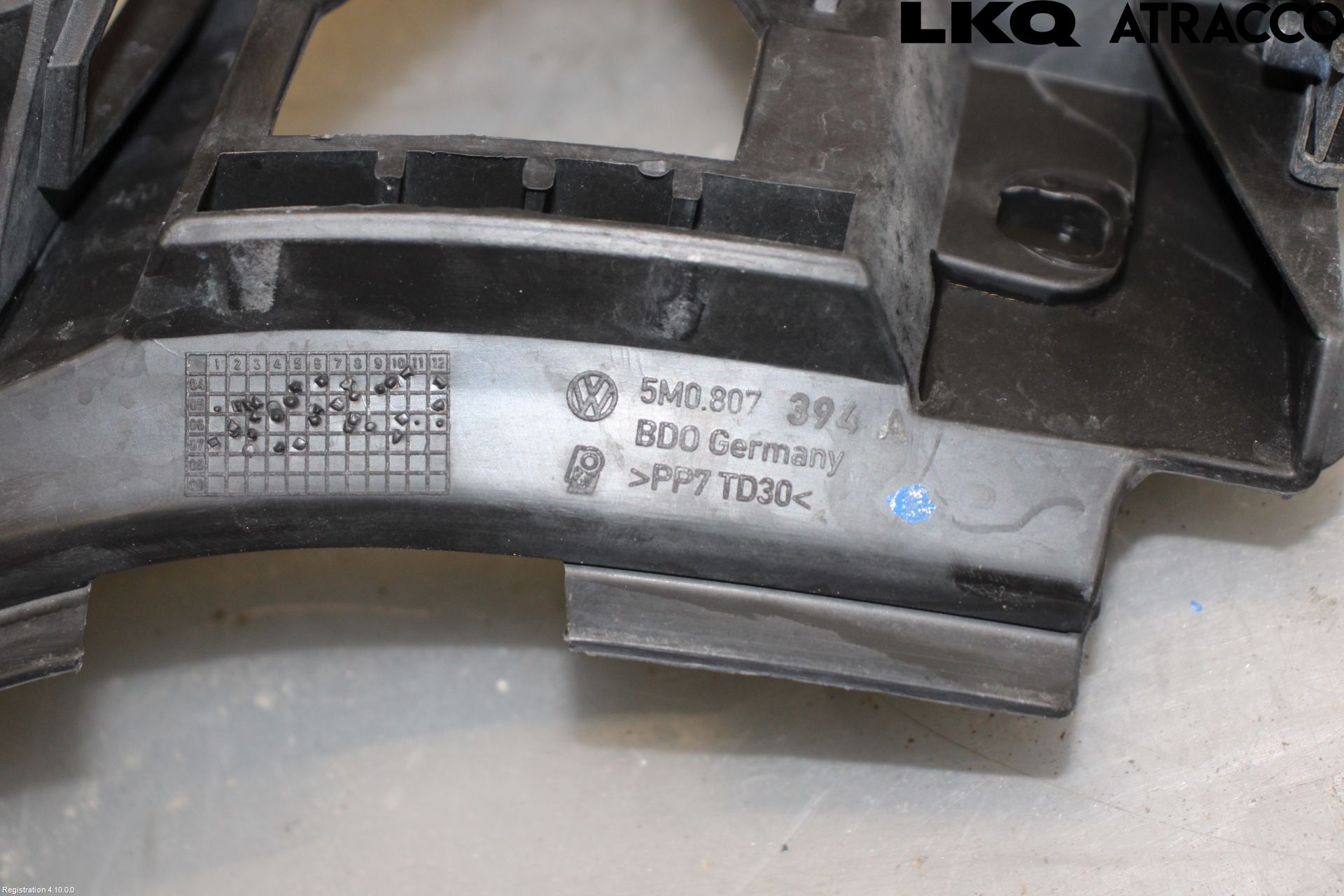 Volkswagen VW GOLF PLUS/CROSS GOLF 04-14 Stötfångarfäste Bak Hö