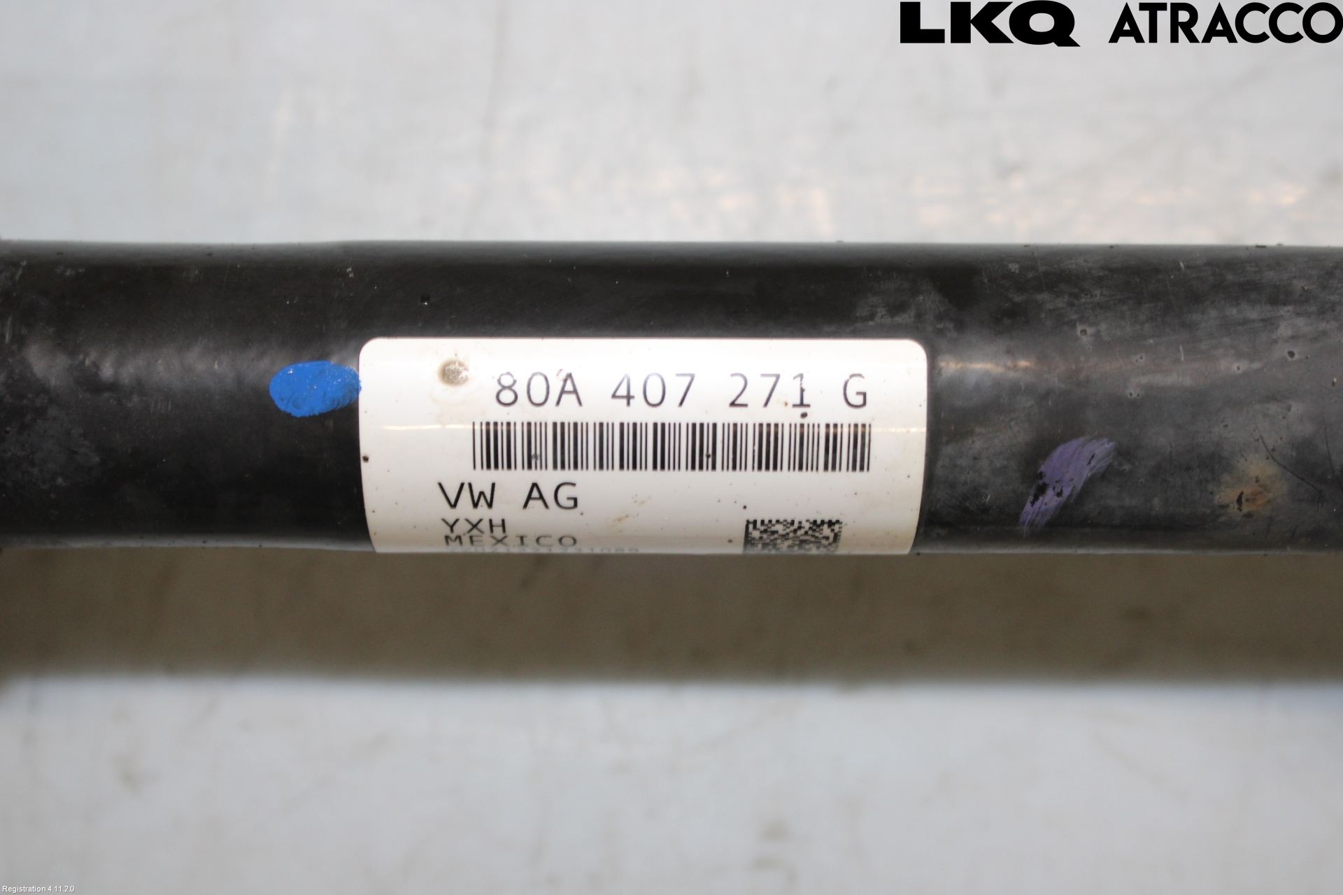 Audi Q5/SQ5 17- Drivaxel Fram Vänster