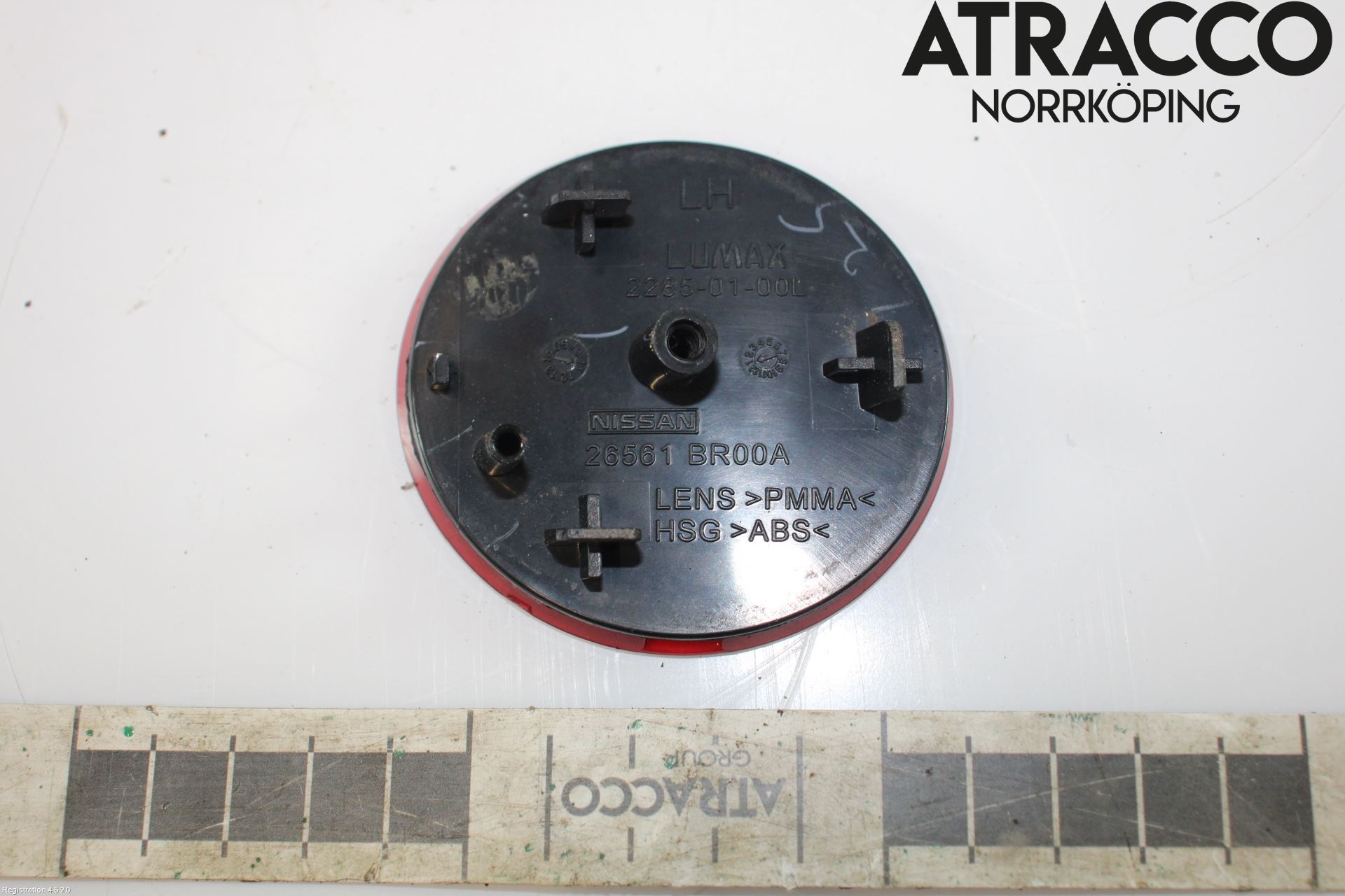 Nissan QASHQAI 10-14 Dimljus/Reflex Bak