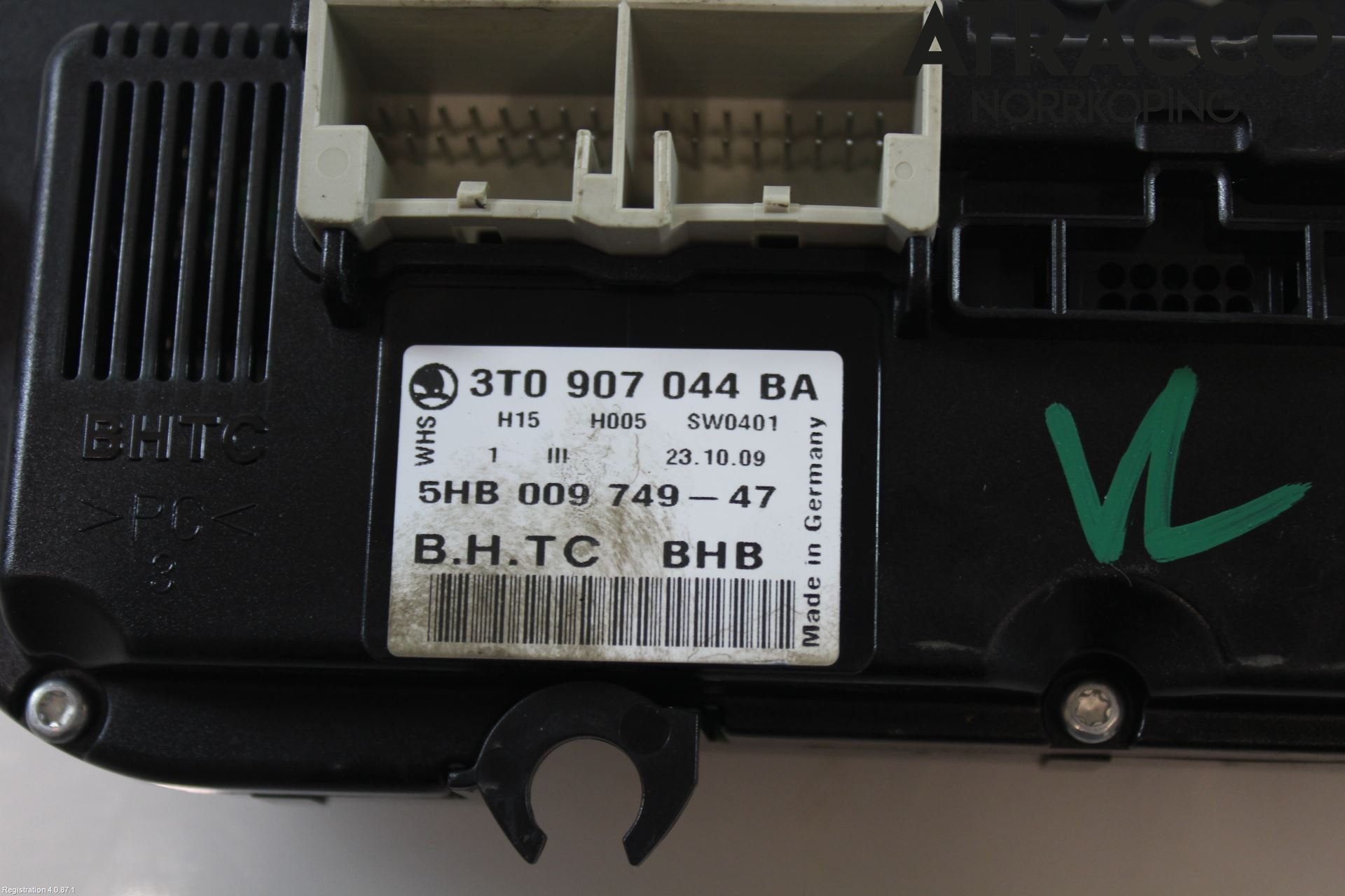 Skoda YETI Värmereglage