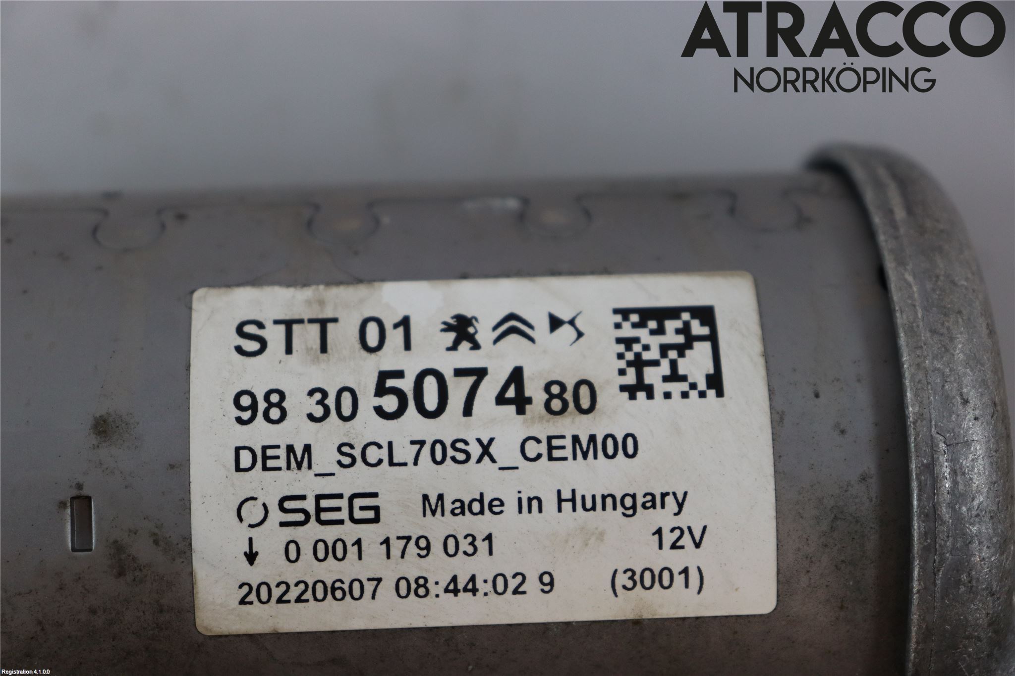 Citroen COTROEN C3 17-24 Startmotor