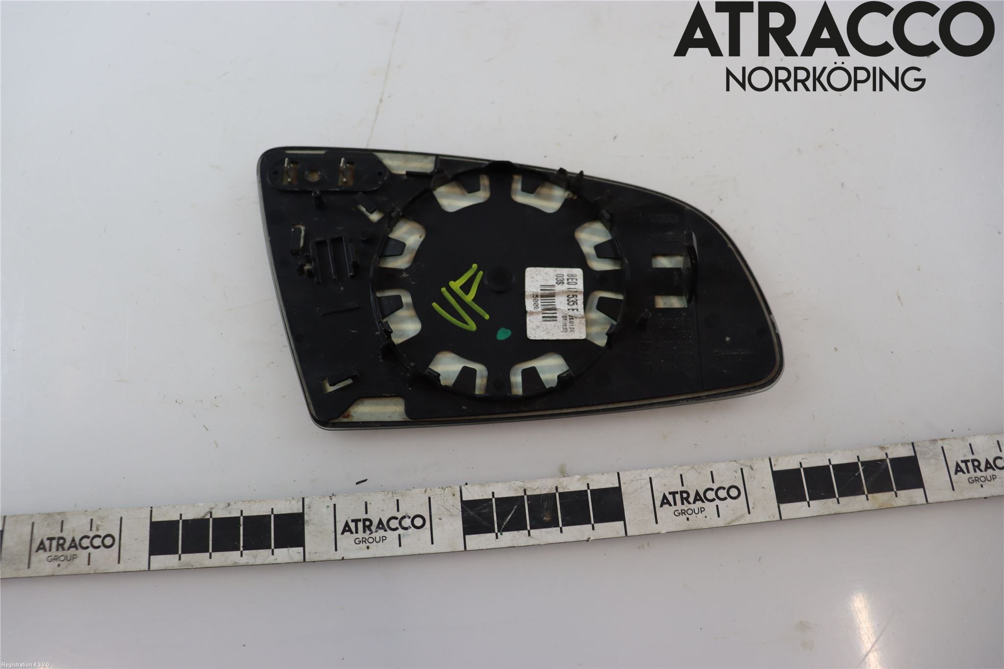 Audi A3/S3     04-05 Spegelglas Vä