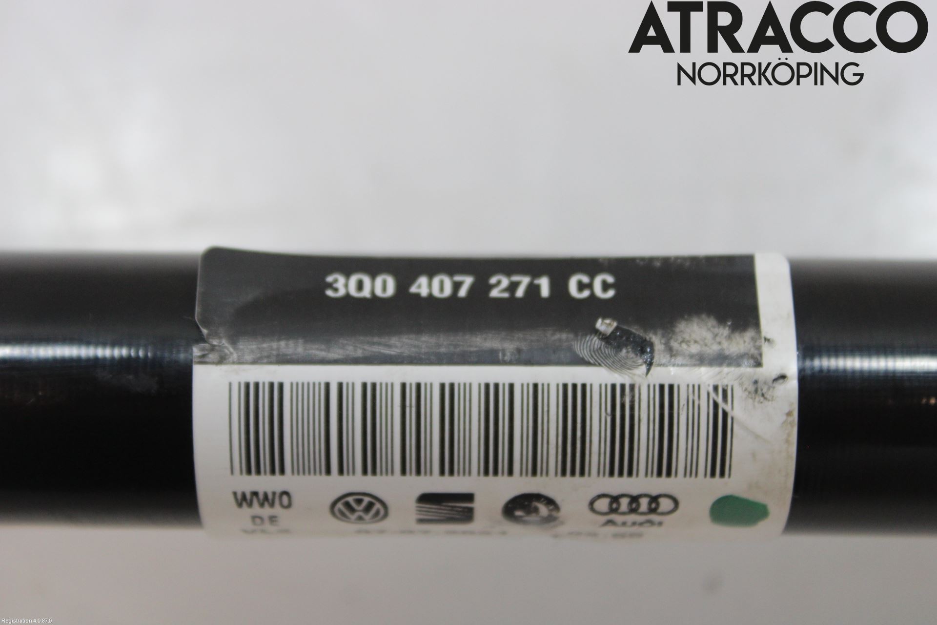Volkswagen VW TIGUAN 16-24 Drivaxel Fram Vänster