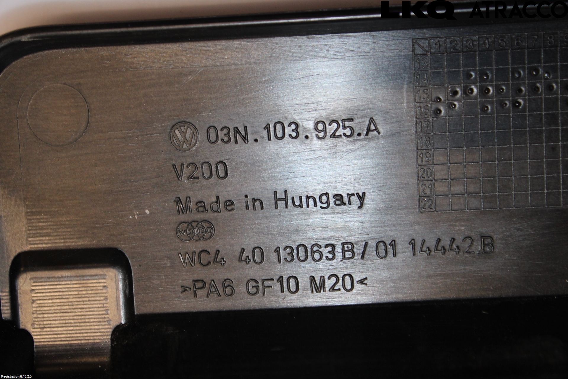 Volkswagen VW TIGUAN 16-24 Motorkåpa