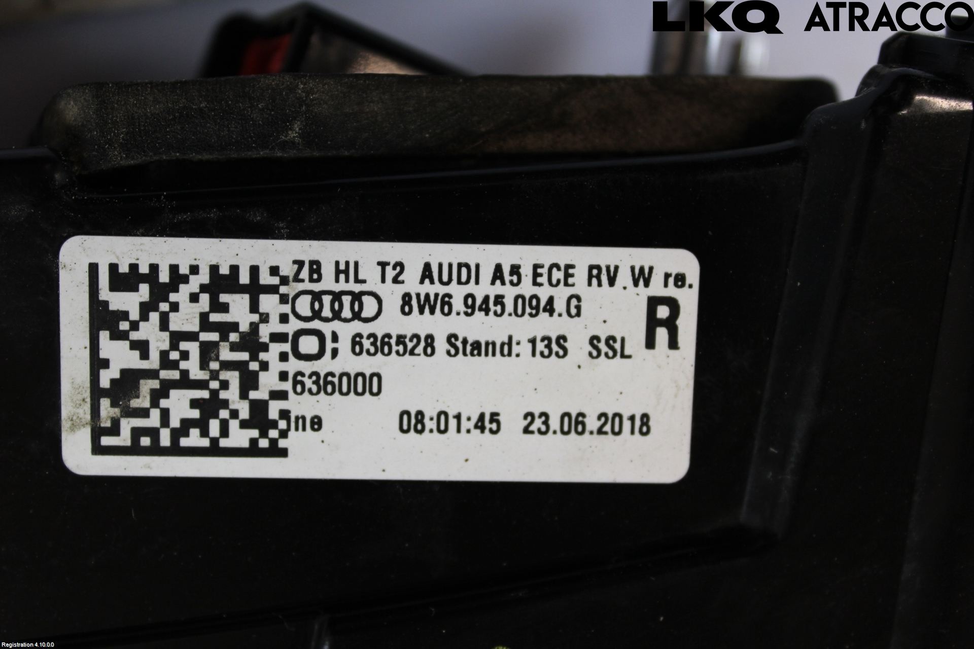 Audi A5 17- Bakljus Lucka Hö