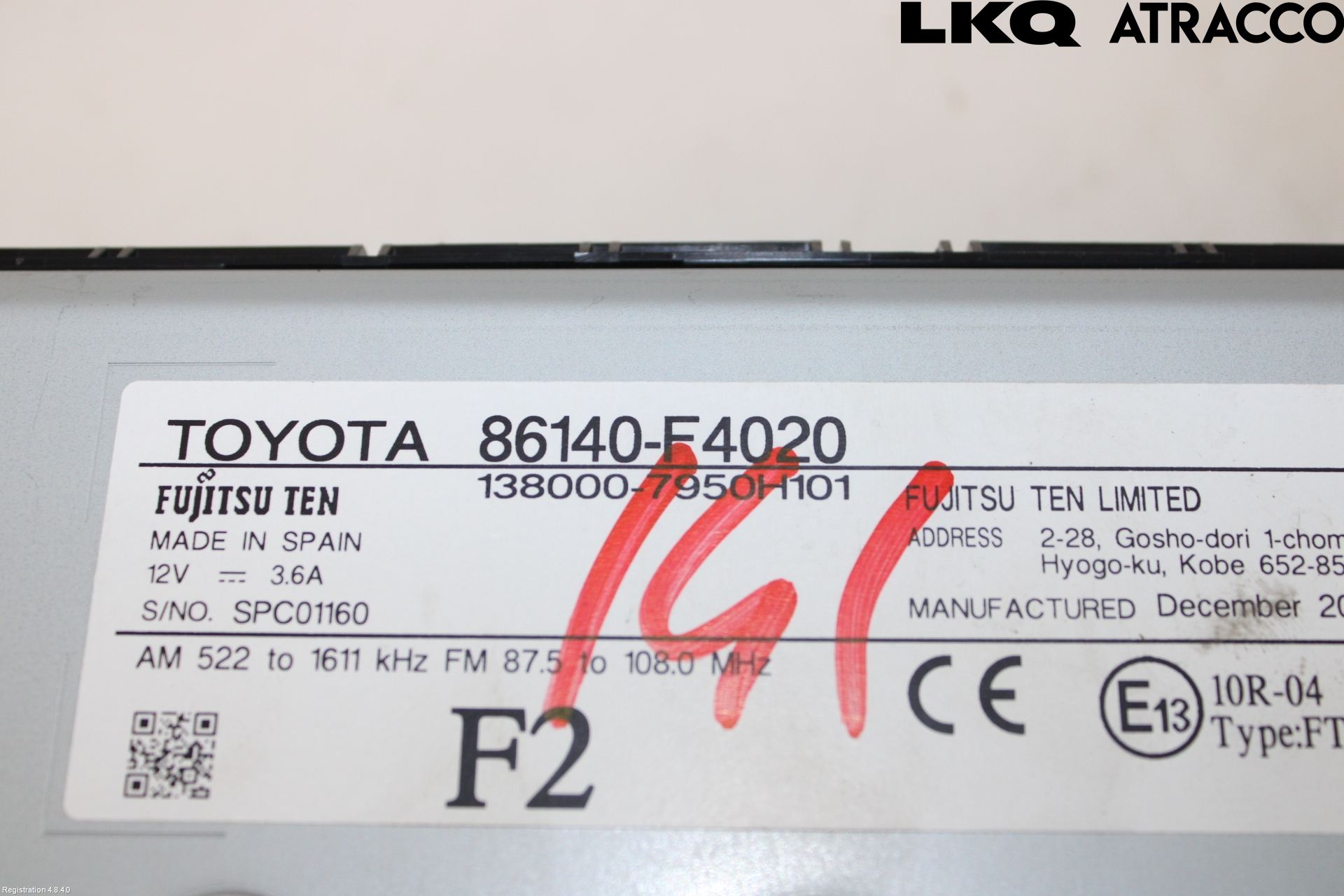 Toyota C-HR 16-23 Cd Radio - Multimediapanel