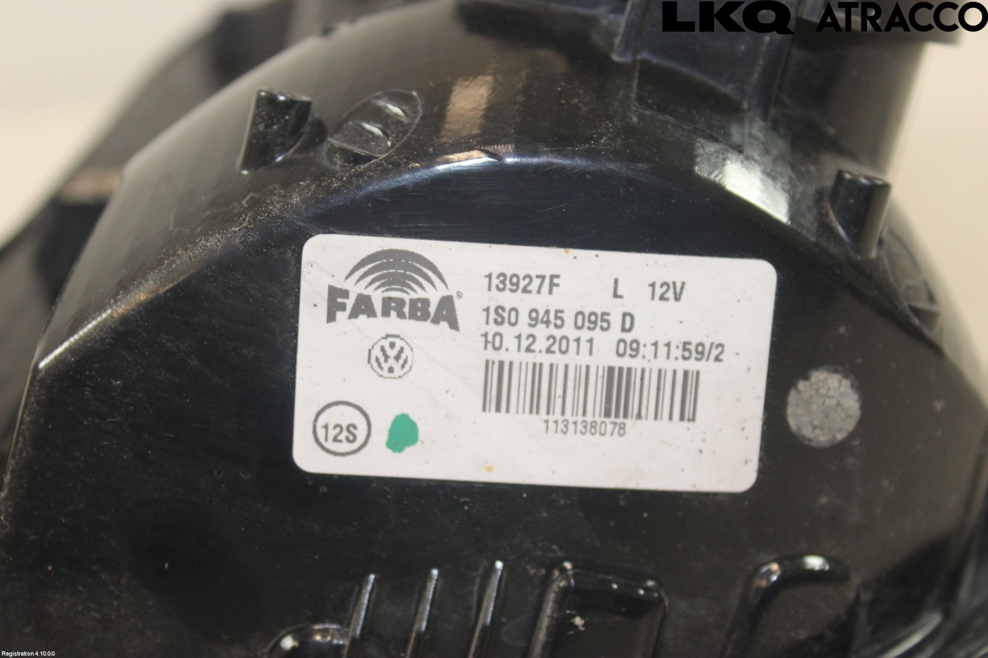 Volkswagen VW UP! / E-UP! Bakljus Vänster