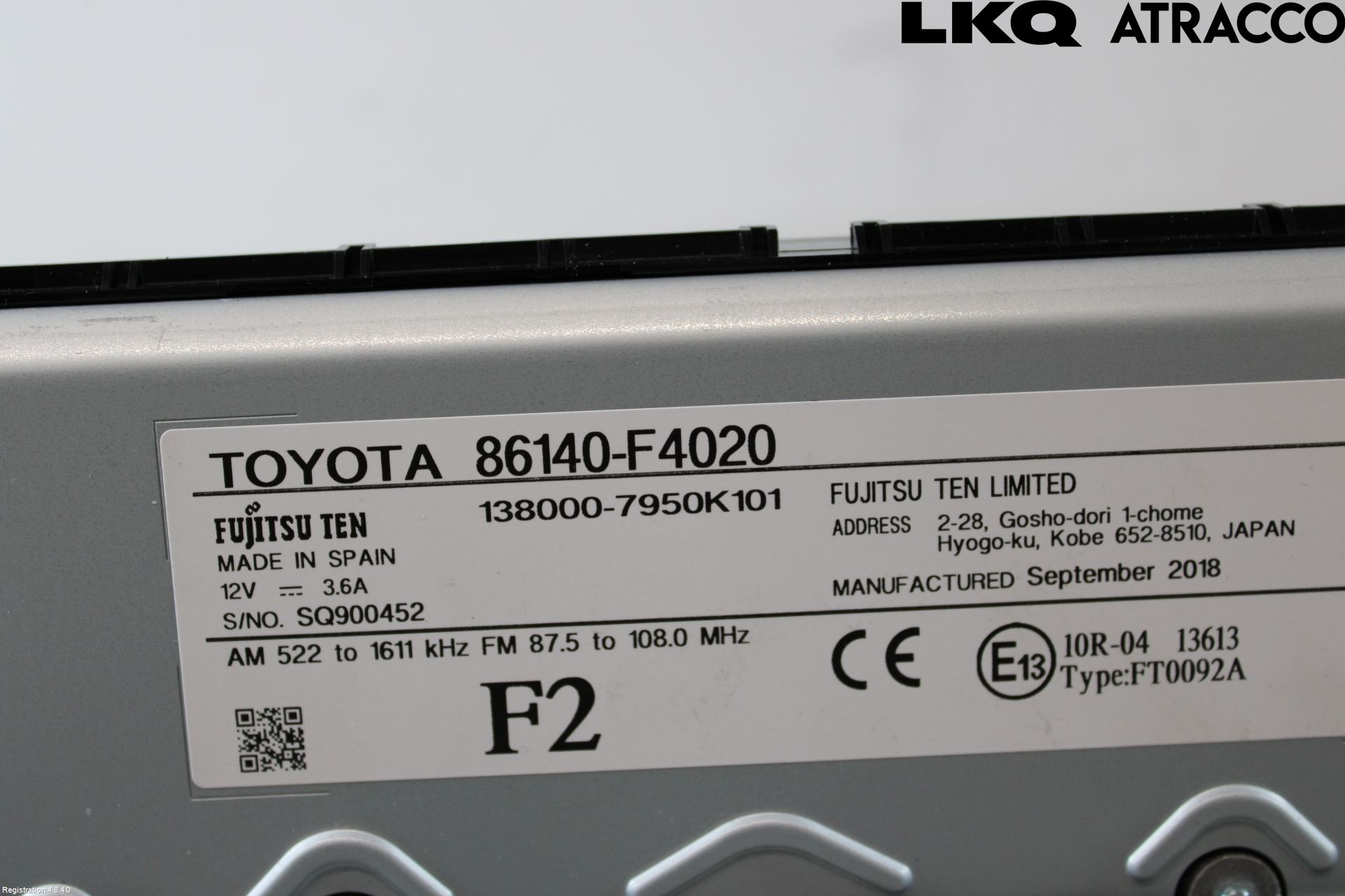 Toyota C-HR 16-23 Bildskärm