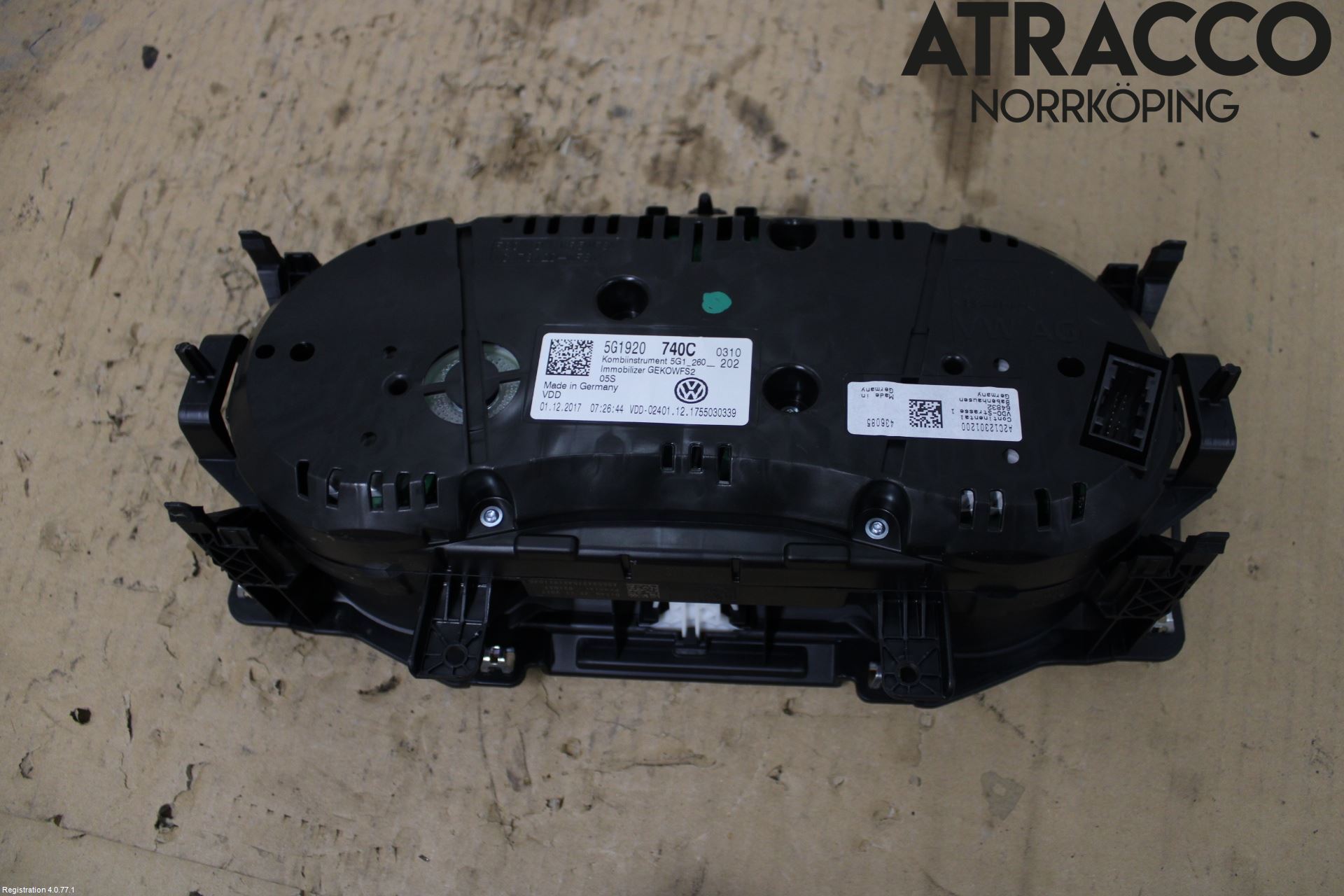 Volkswagen VW GOLF / E-GOLF VII 13-20 Instrument Komb