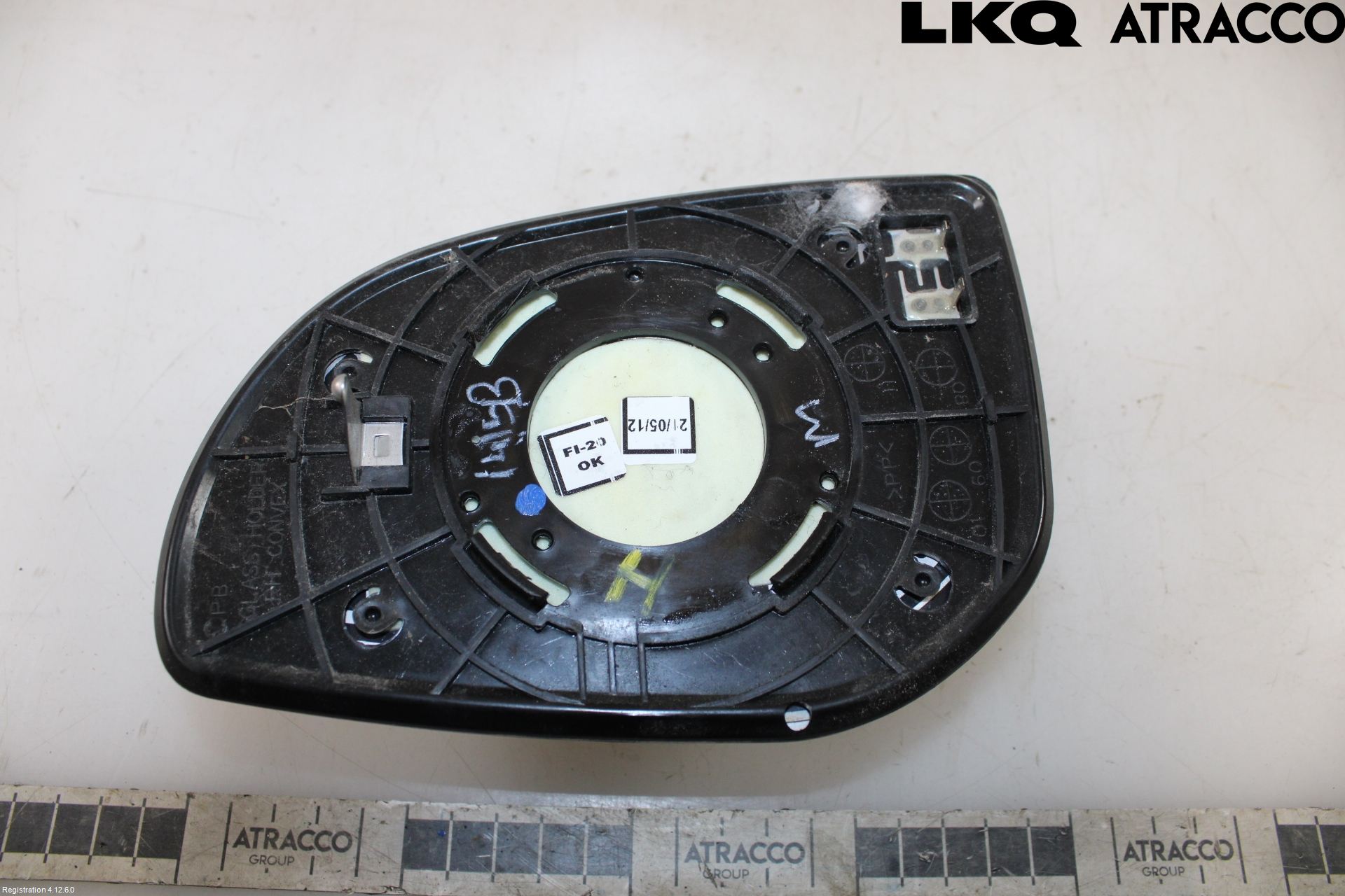 Hyundai i20 PB 09-14 Spegelglas Hö