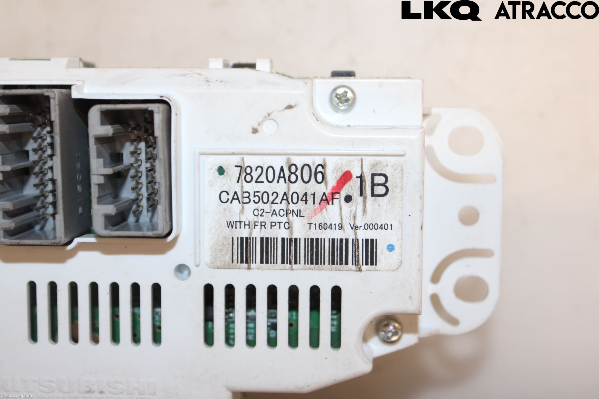 Mitsubishi ASX 10-22 Värmereglage