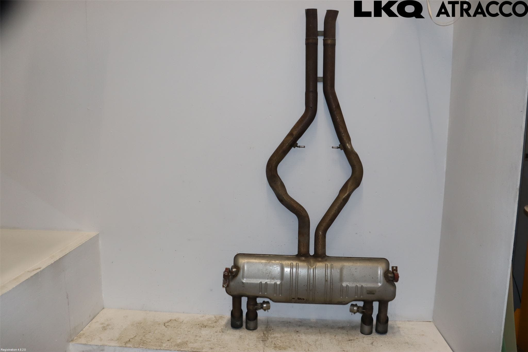 BMW X6 E71/E72   08-14 Avgas Bakre Dämpare