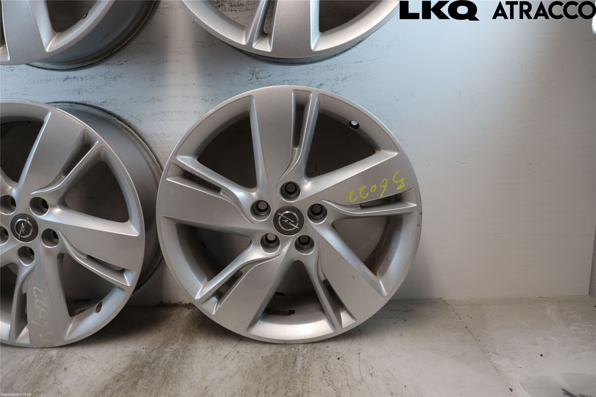 Opel ASTRA J 10-15 Fälgsats Aluminium
