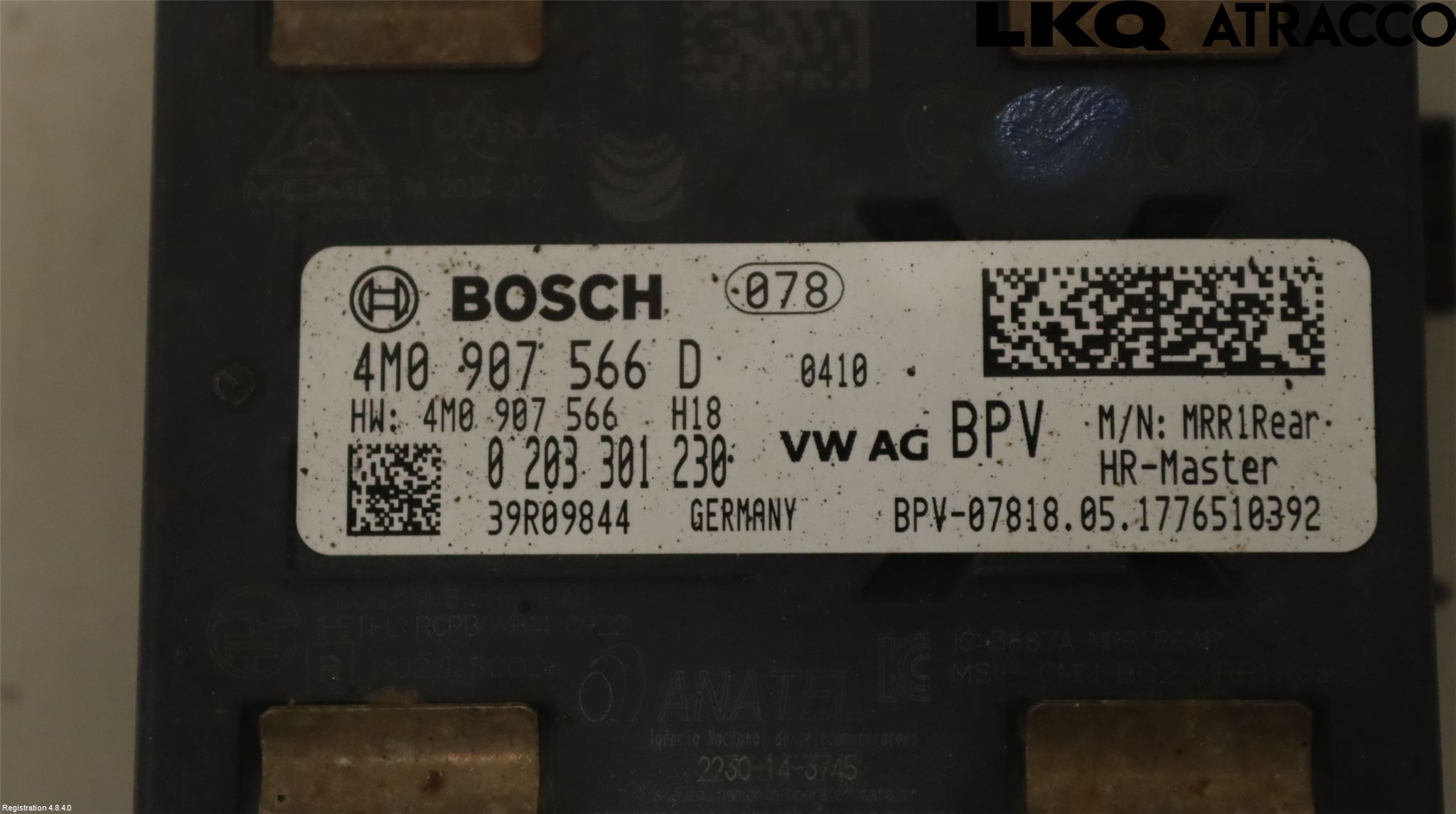 Audi Q7/SQ7 Sensor Aktivt Kollisionsskydd