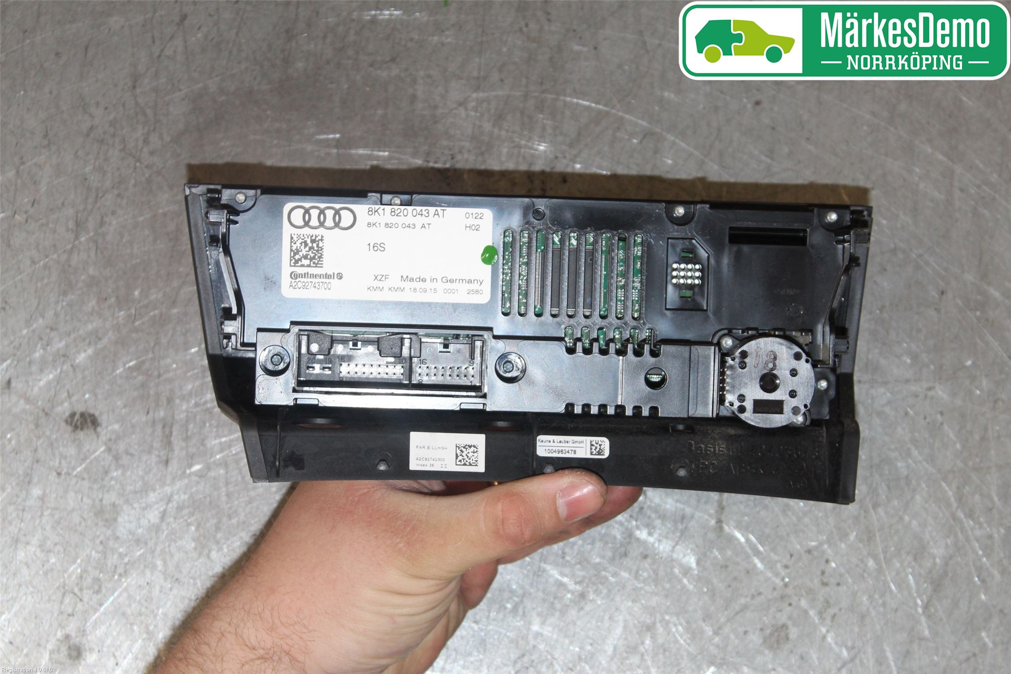 Audi A4 12-15 Värmereglage