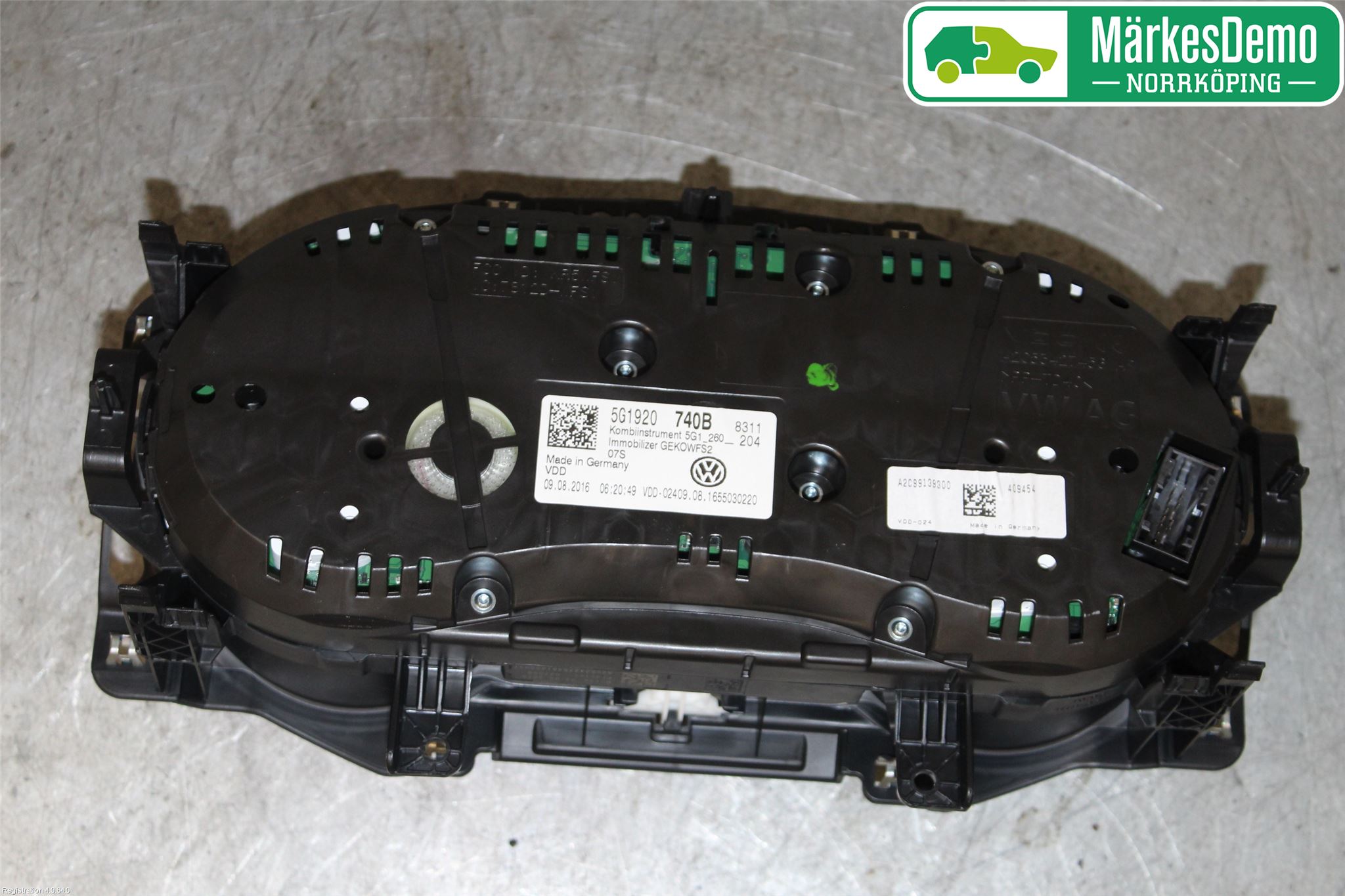 Volkswagen VW GOLF / E-GOLF VII 13-20 Instrument Komb