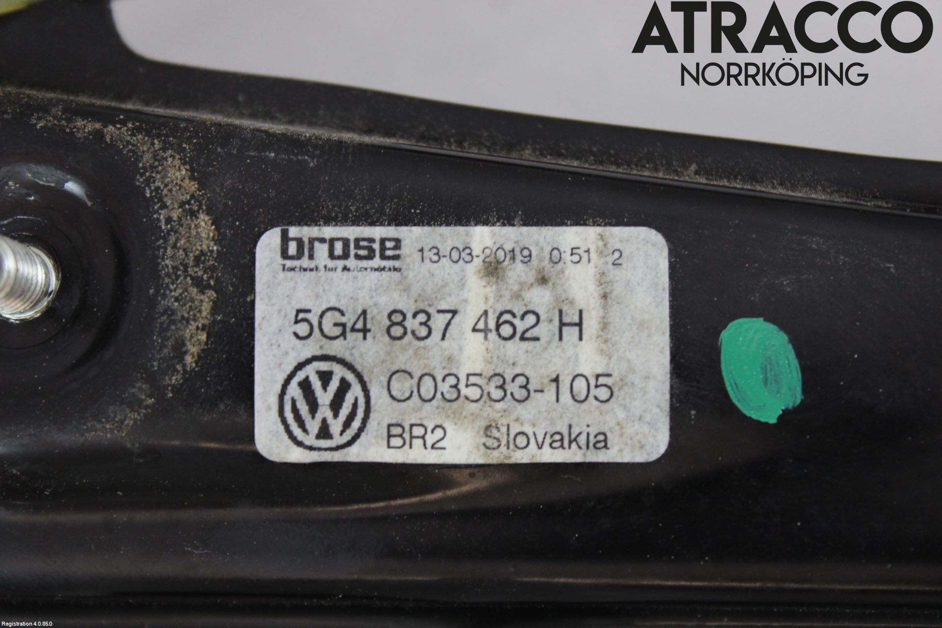 Volkswagen VW GOLF / E-GOLF VII 13-20 Fönsterhiss El Kompl