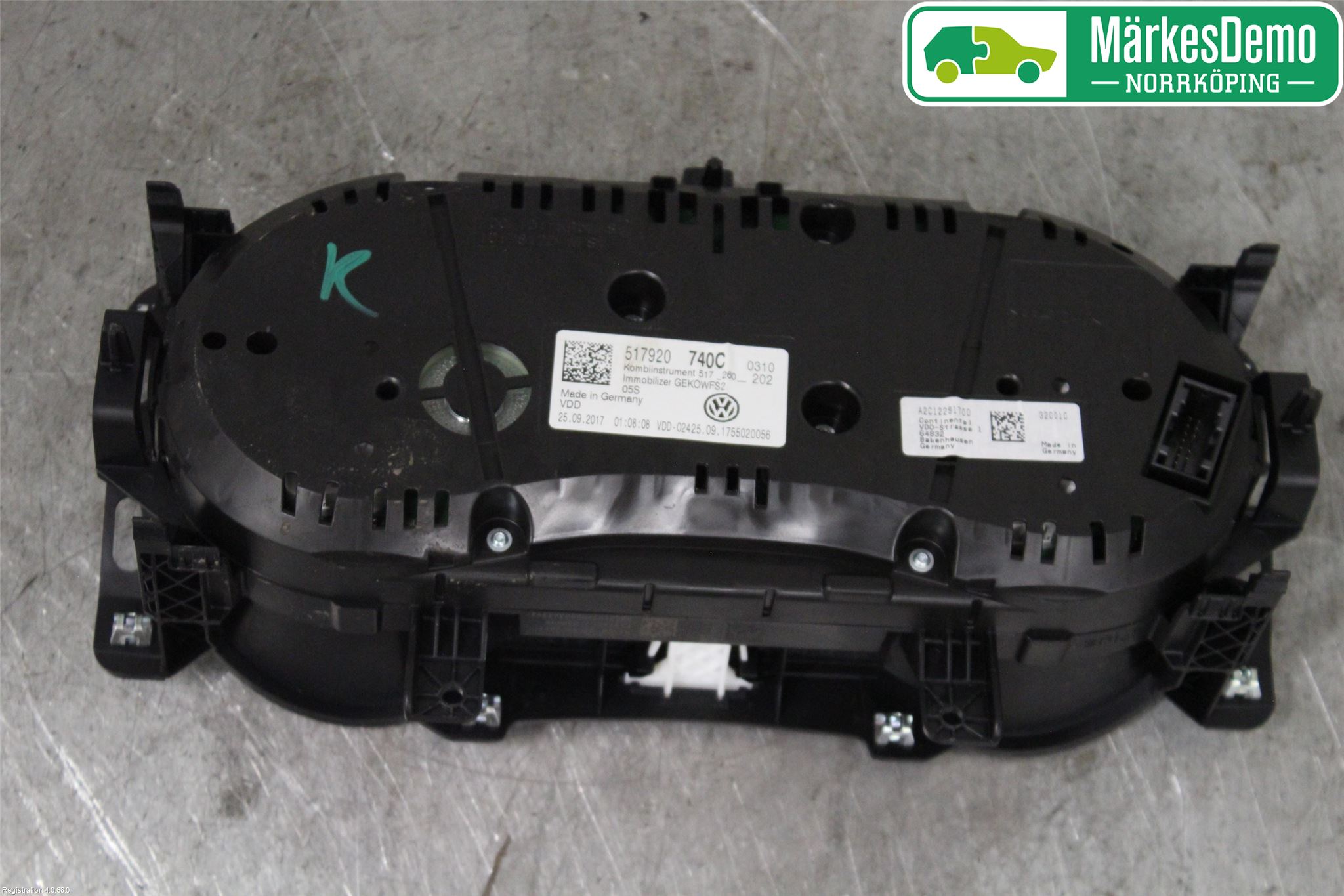 Volkswagen VW GOLF SPORTSVAN 15-20 Instrument Komb