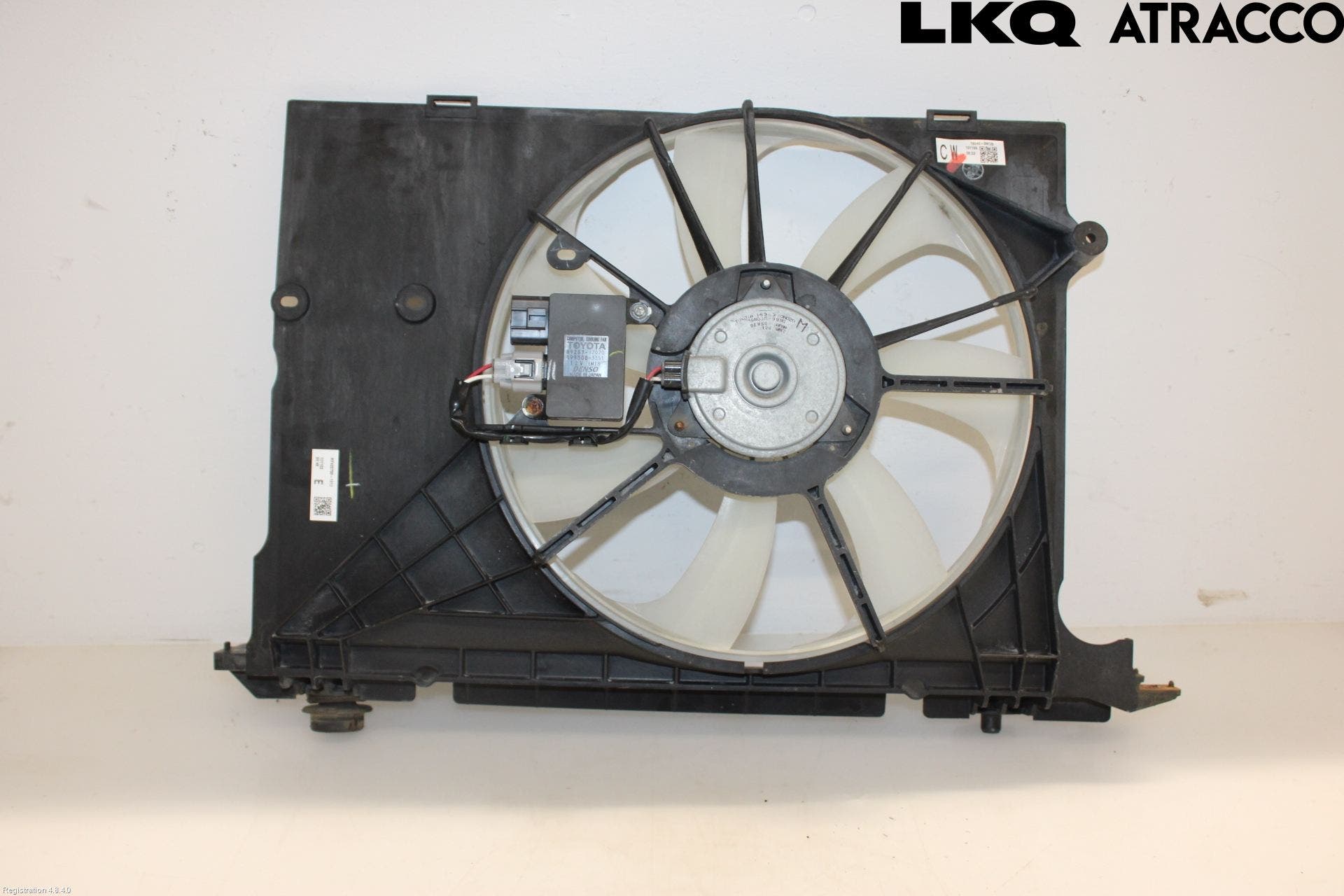 Toyota AURIS 10-12 Kylfläkt El