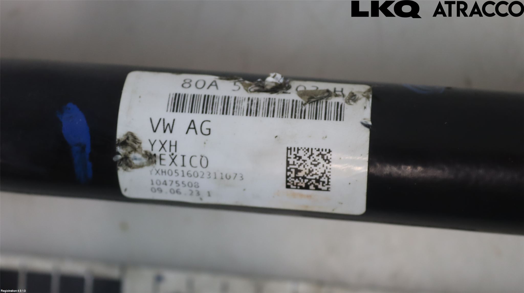 Audi Q5/SQ5 17- Drivaxel Bak Vänster