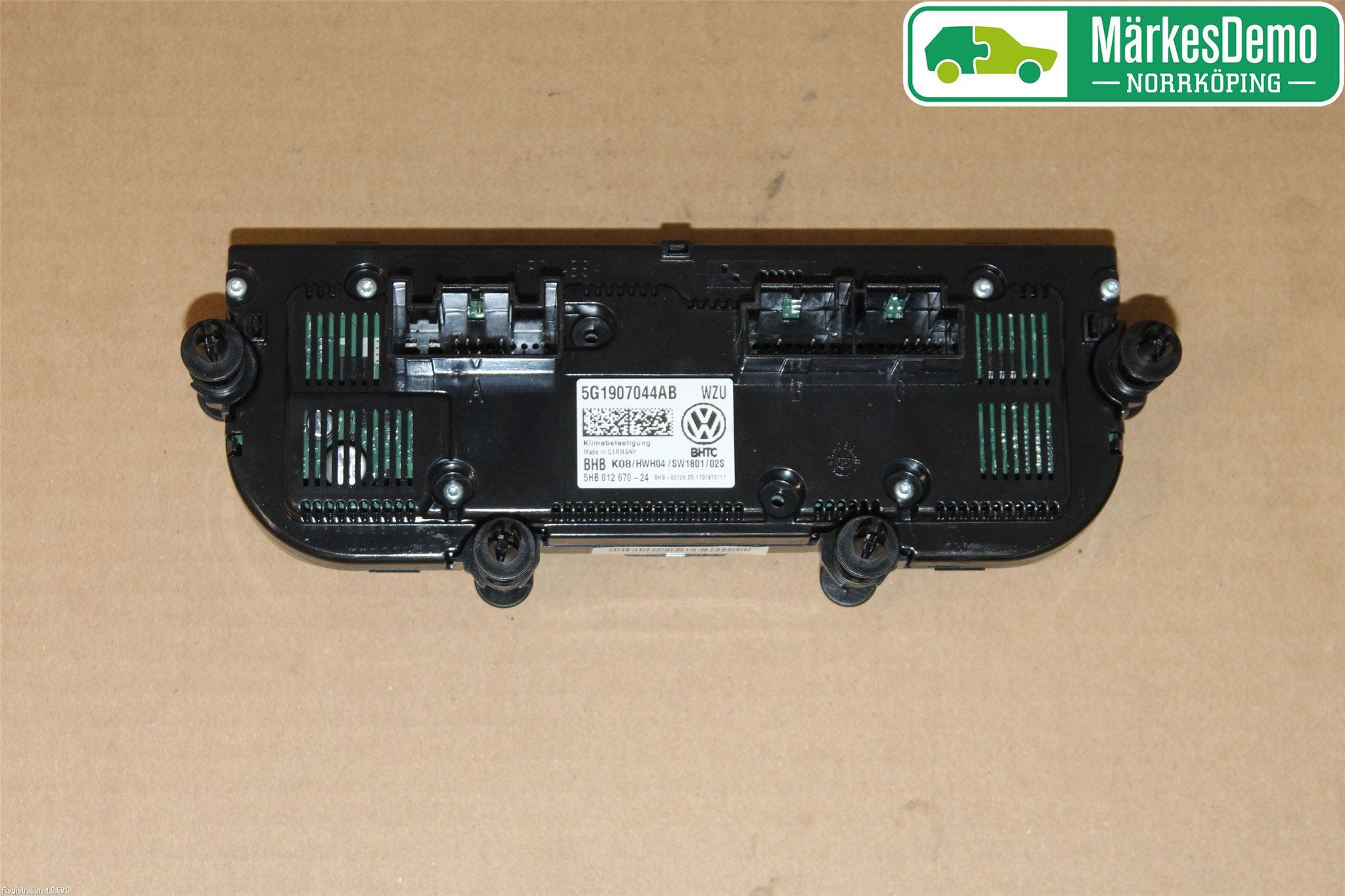 Volkswagen VW GOLF SPORTSVAN 15-20 Värmereglage