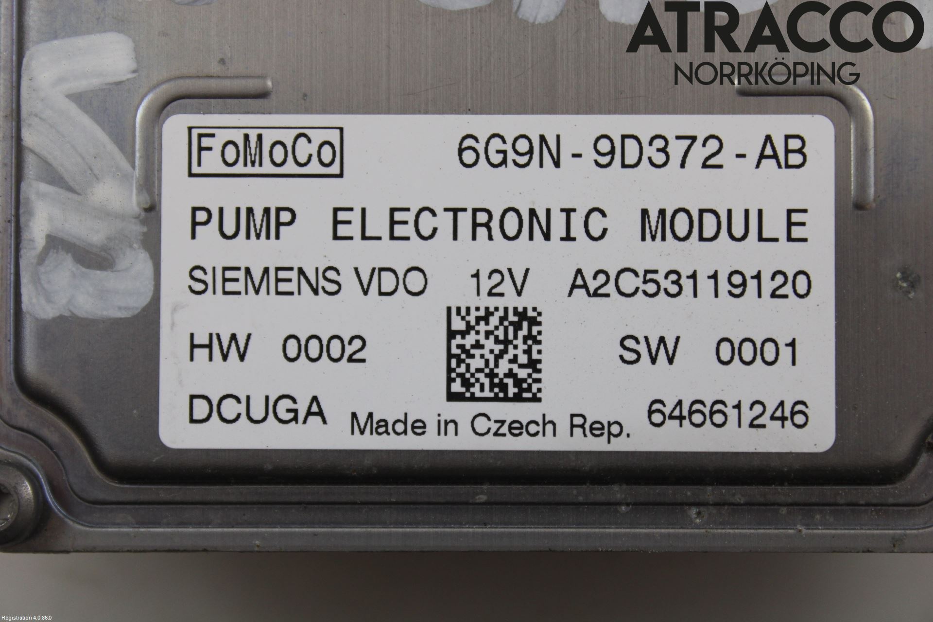 Volvo S80 07-13 Styrenhet Bränslepump