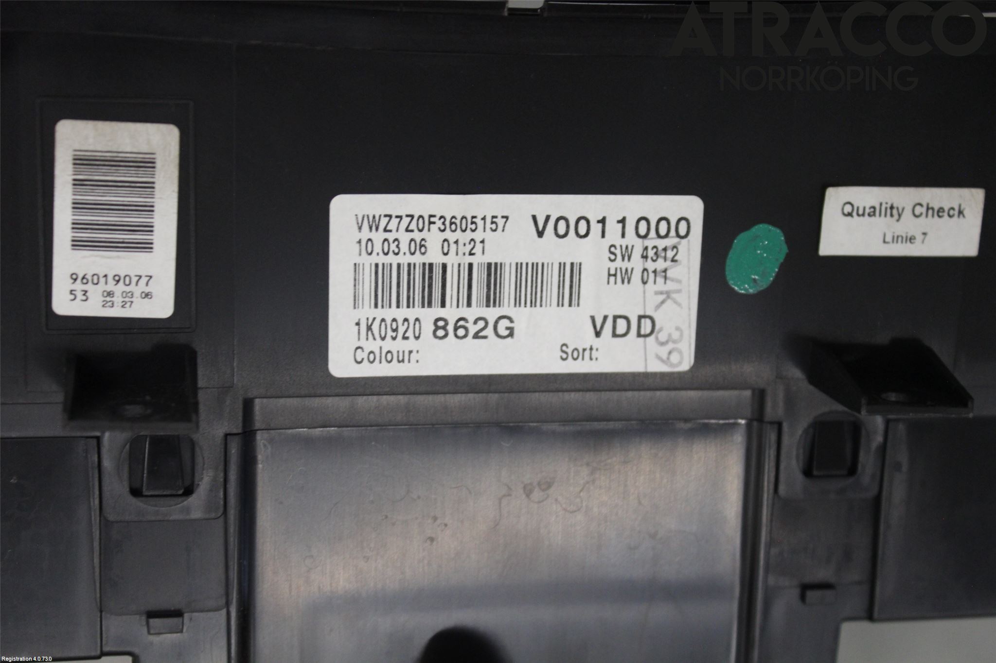 Volkswagen VW GOLF V 04-09 Instrument Komb