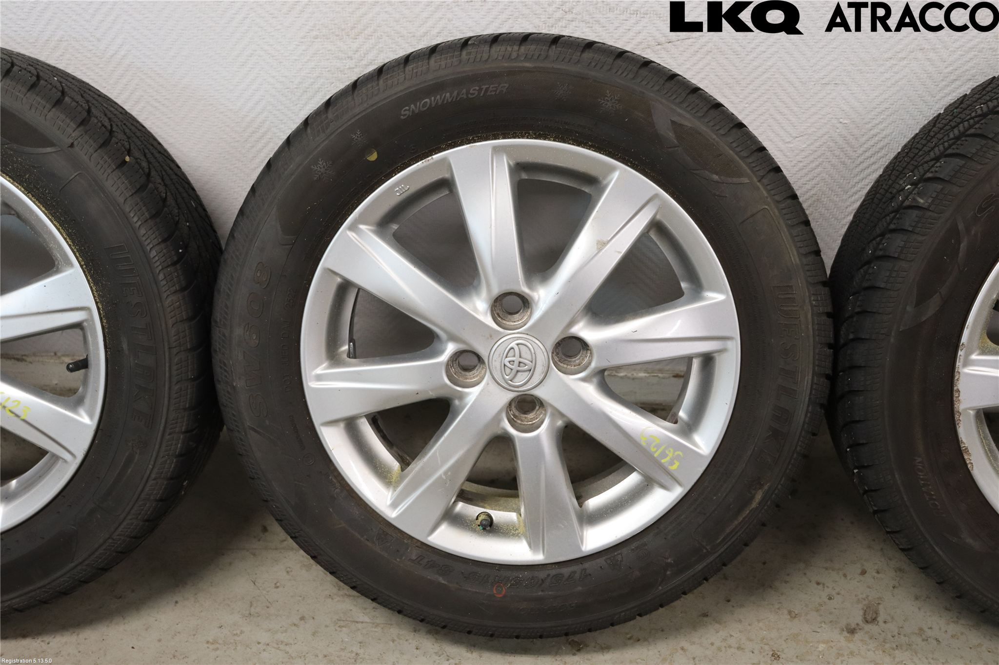 Toyota YARIS XP130 12-14 Vinterdäck Alumfälg 4St