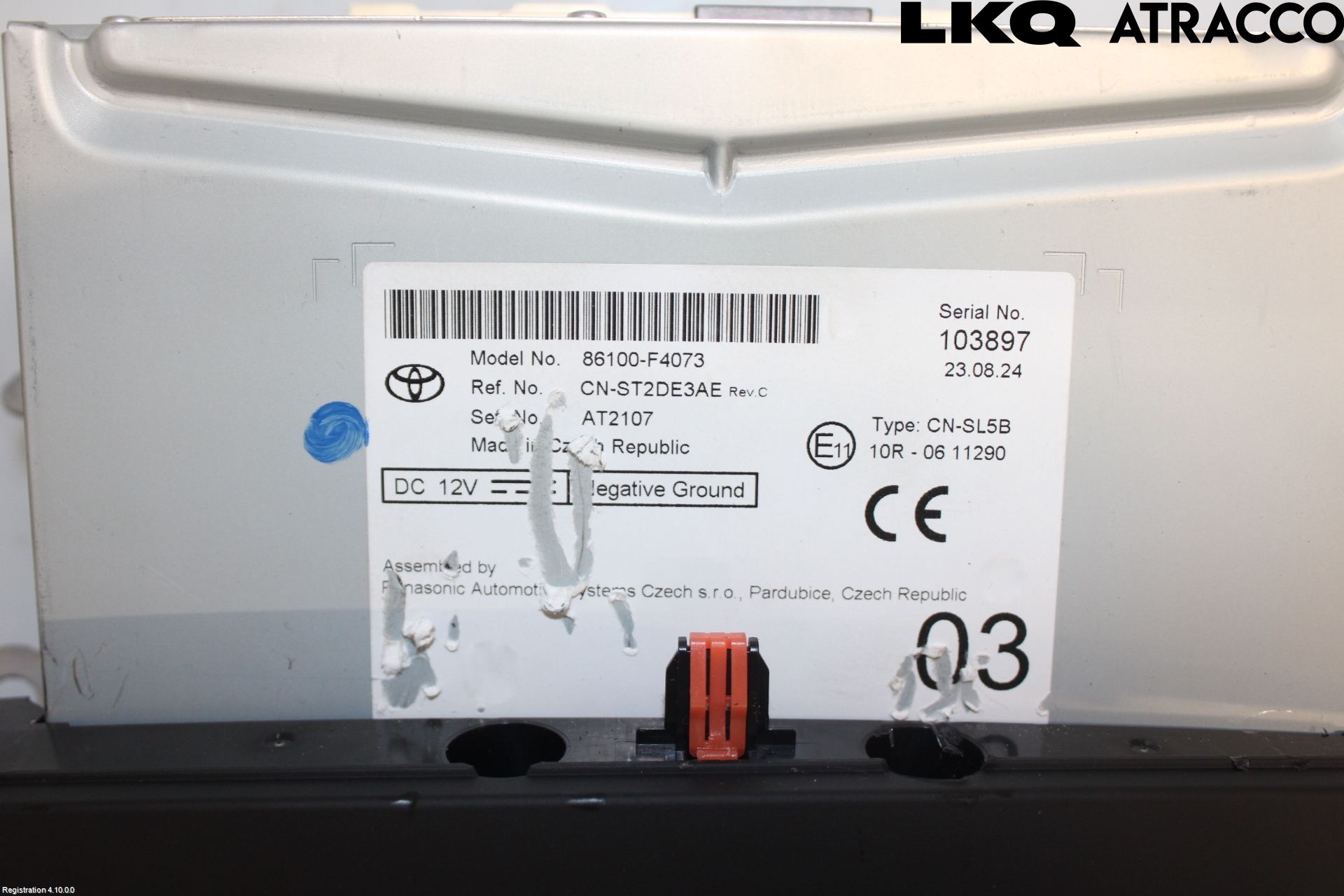 Toyota C-HR 24- Cd Radio - Multimediapanel