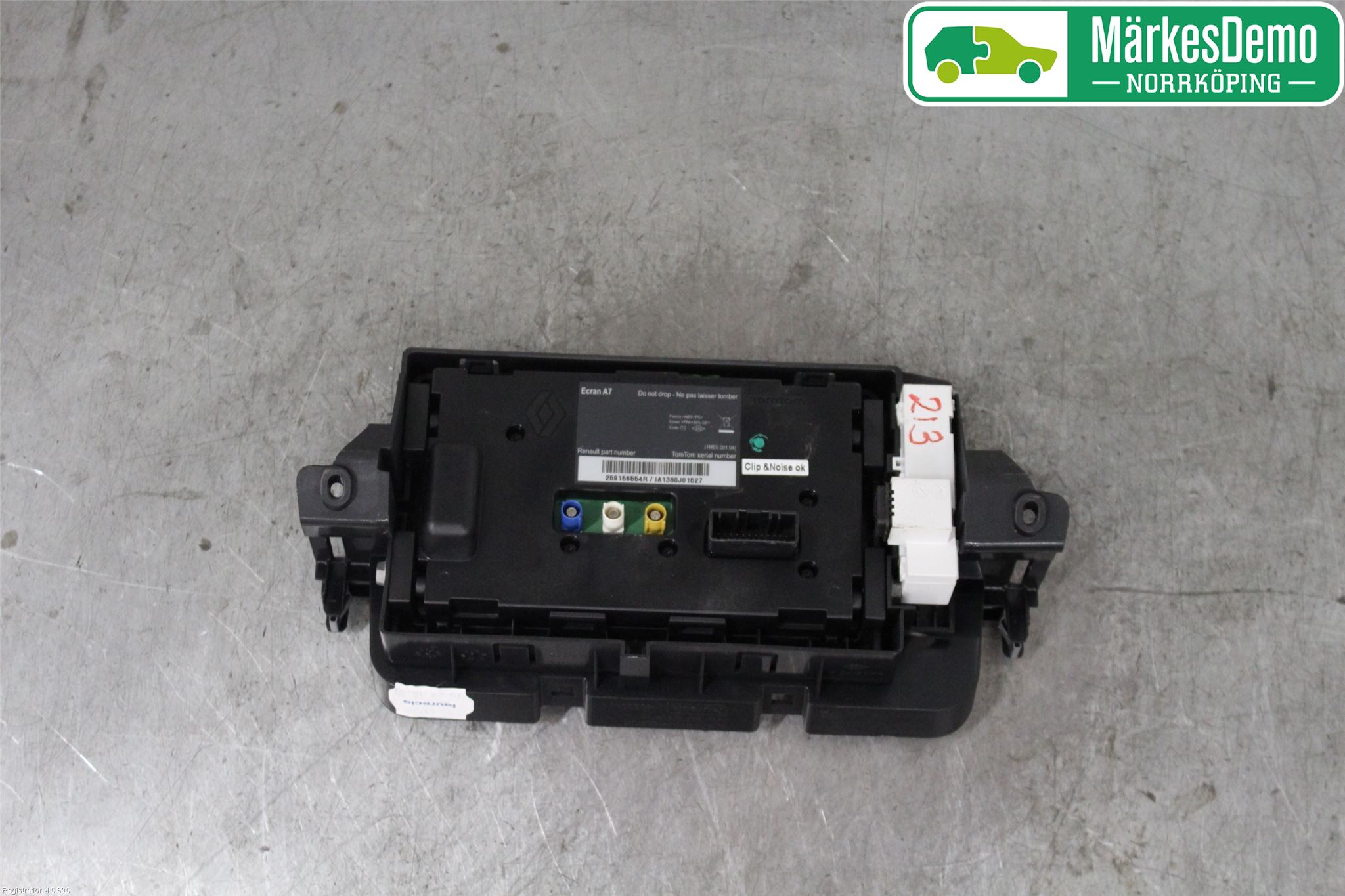 Renault MEGANE III 09-15 Bildskärm