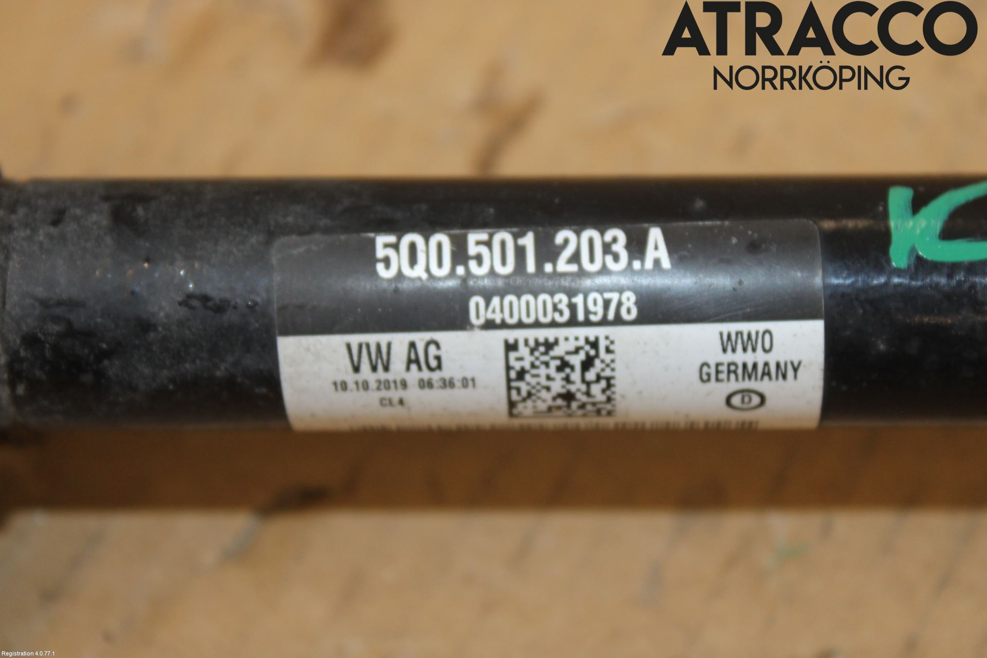 Seat LEON 13-20 Drivaxel Bak Vänster