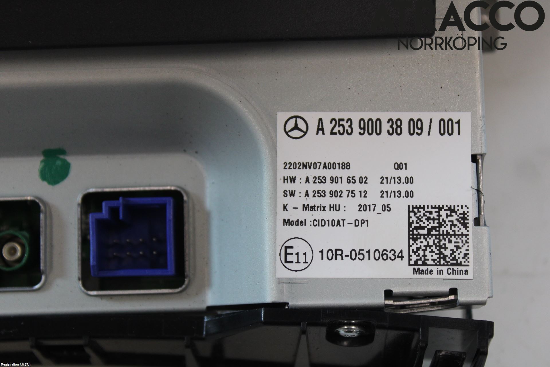 Mercedes-Benz MB GLC-KLASS (X253/C253) 15-22 Cd Radio - Multimediapanel