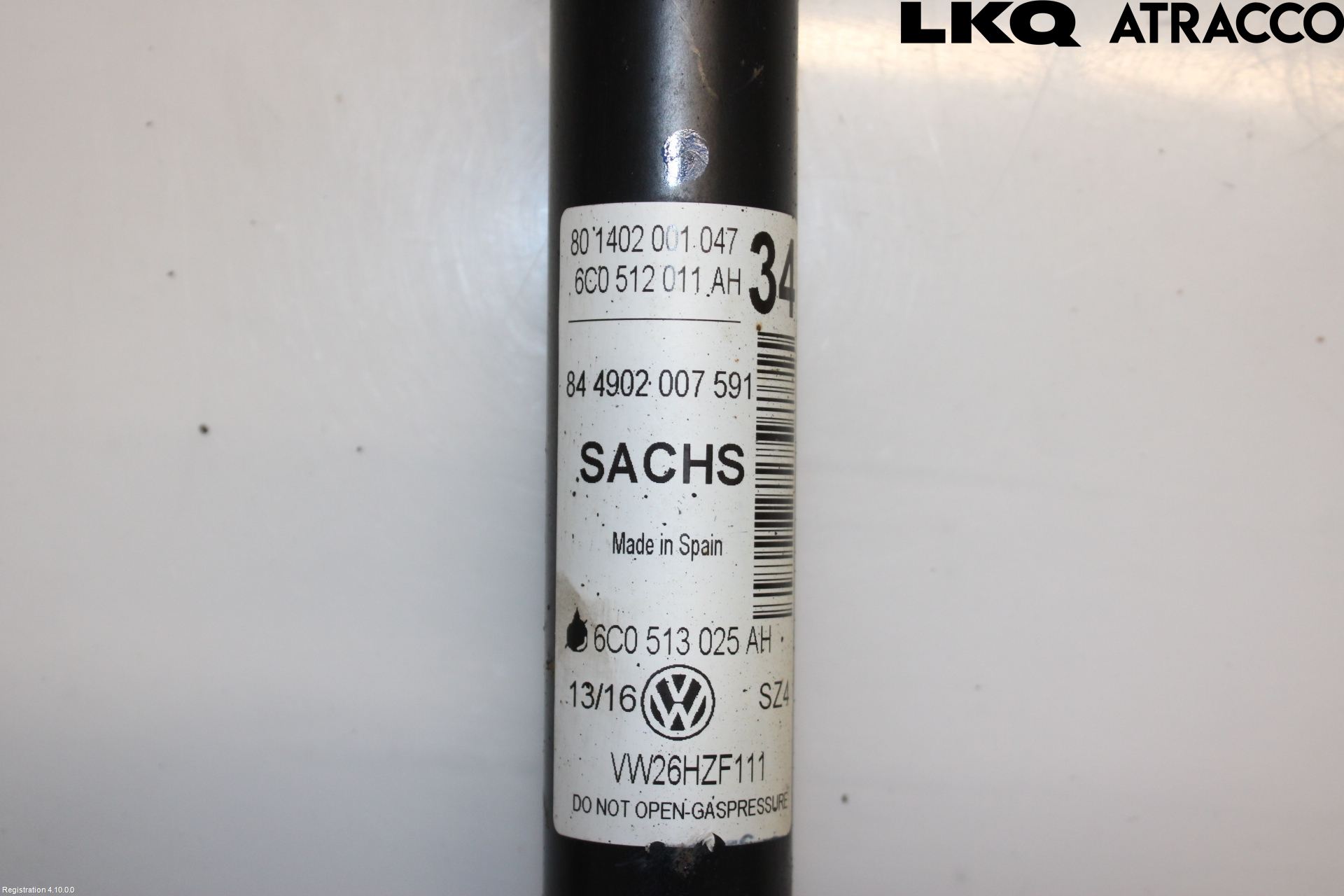 Volkswagen VW POLO 10-17 Stötdämpare Bak