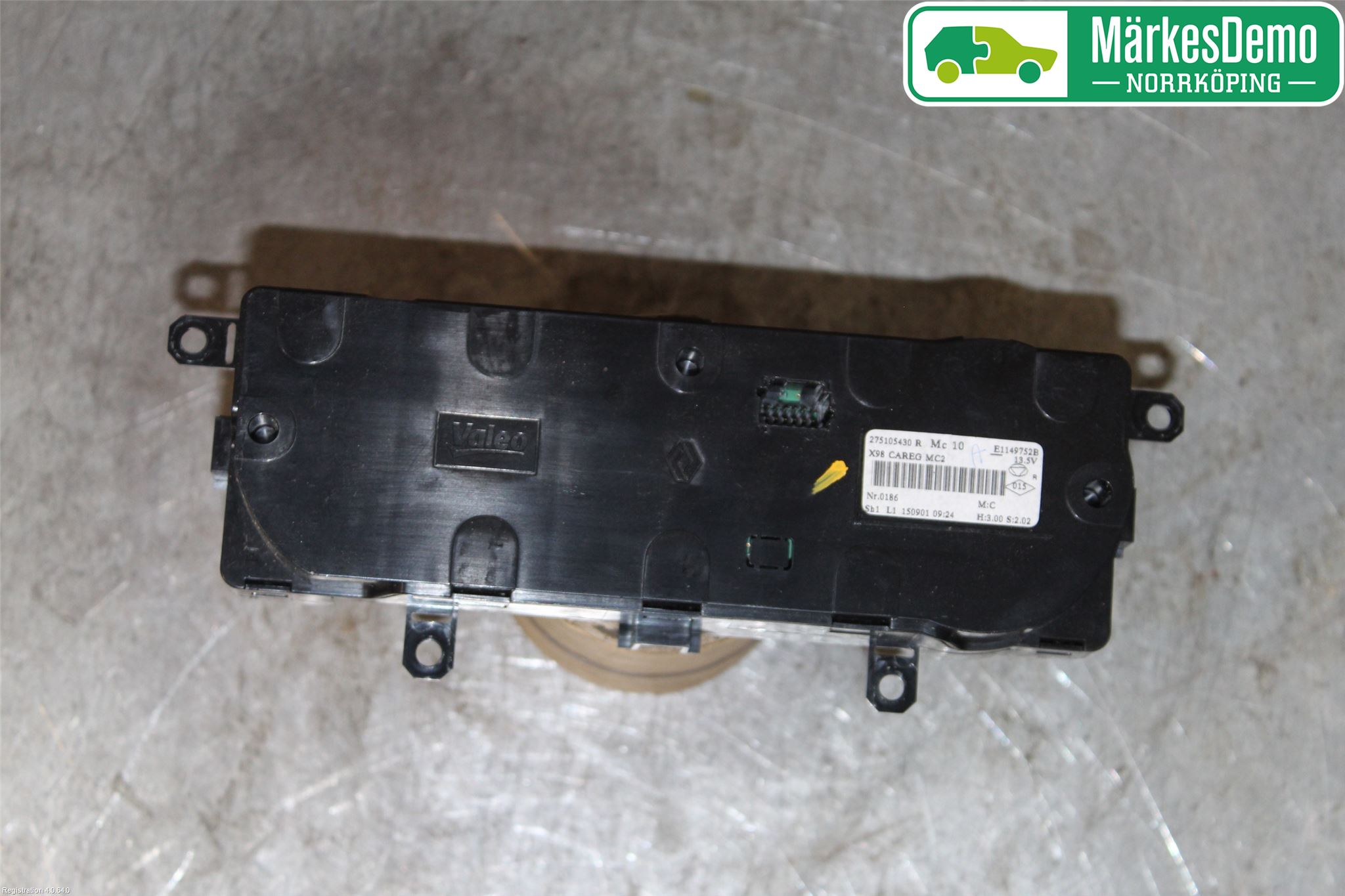 Renault MEGANE III 09-15 Värmereglage