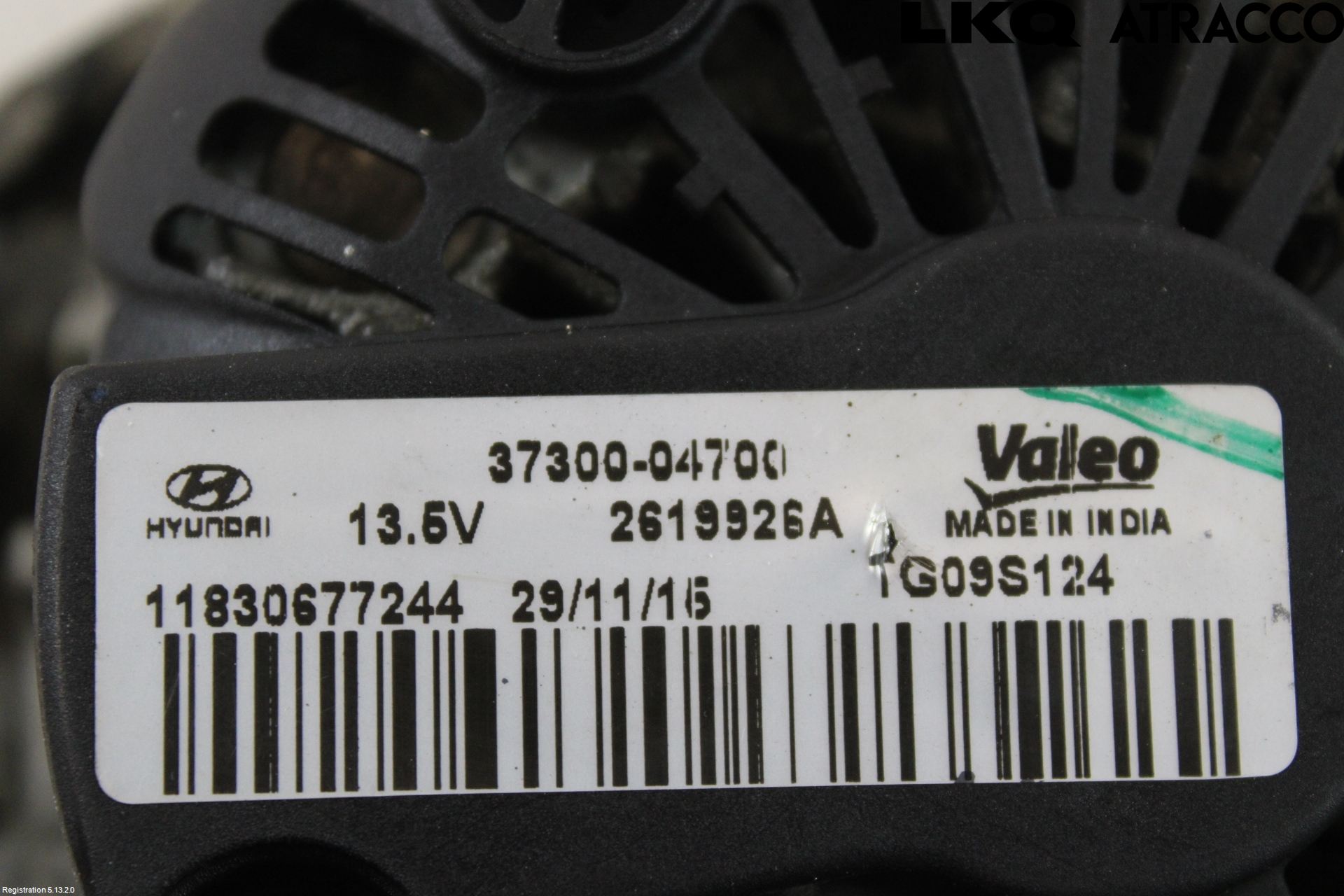 Hyundai i10 BA 14-16 Generator