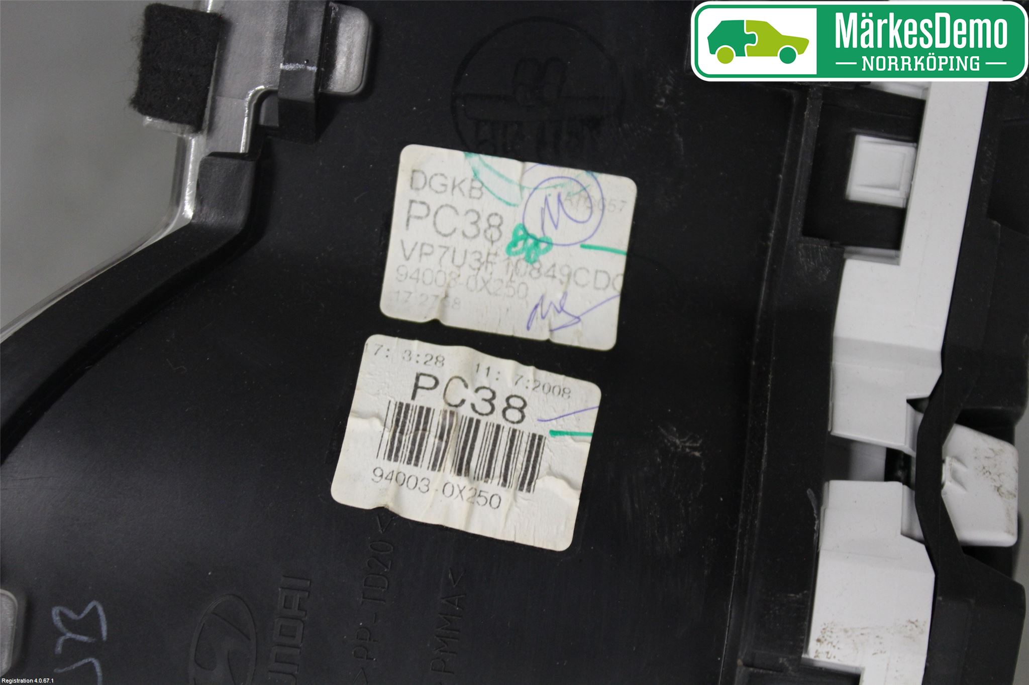 Hyundai i10 PA 08-13 Instrument Komb