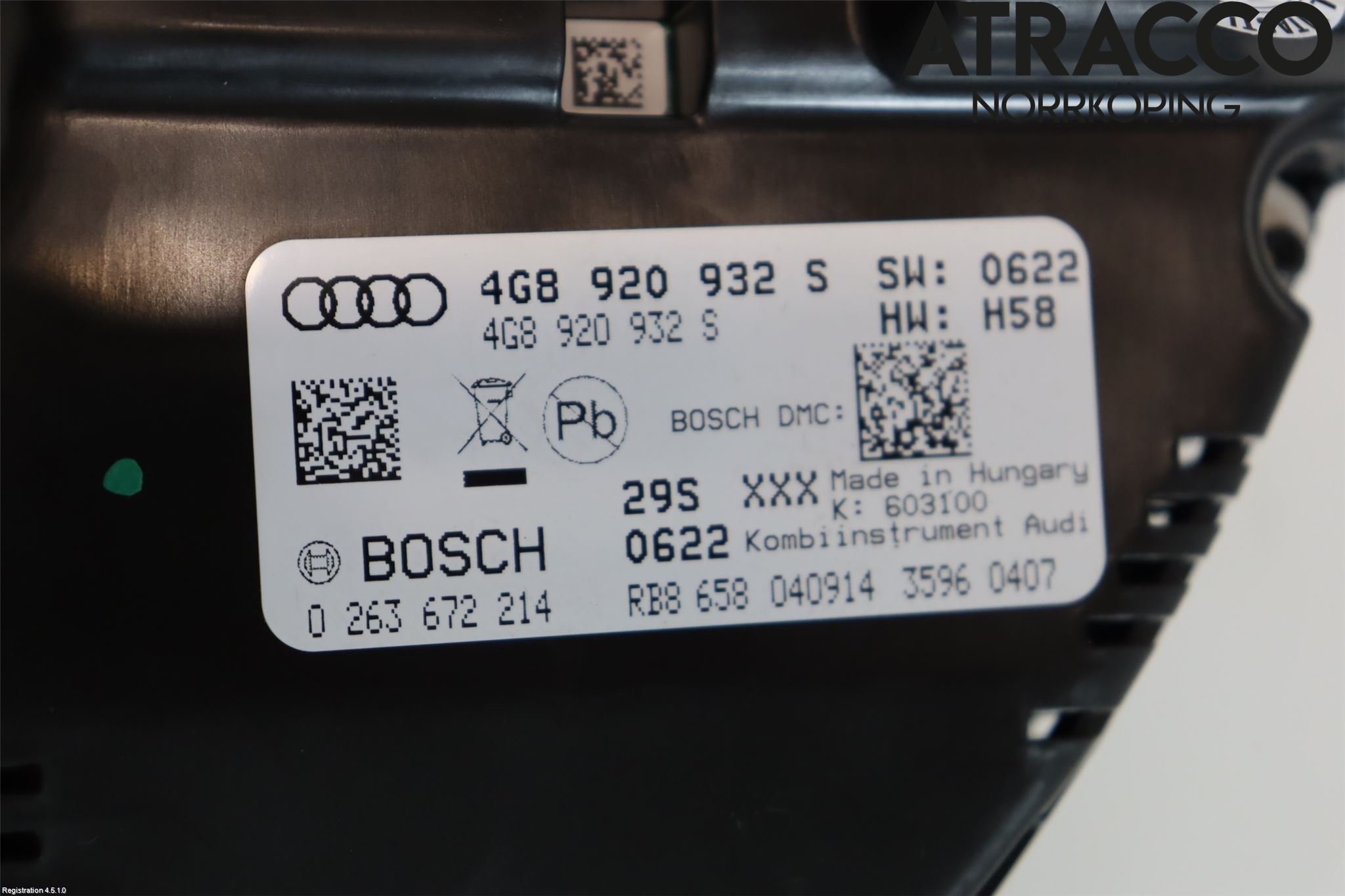 Audi A6/S6 4G 11-18 Instrument Komb