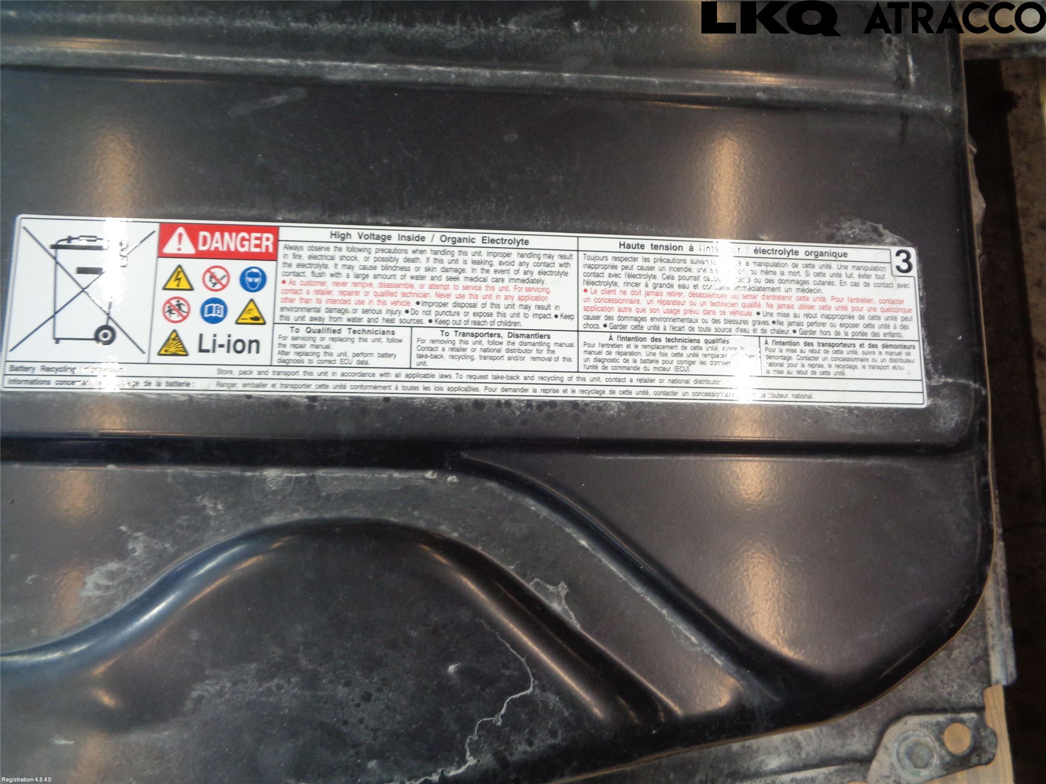 Toyota bZ4X EA10 22- Batteri Högspänning