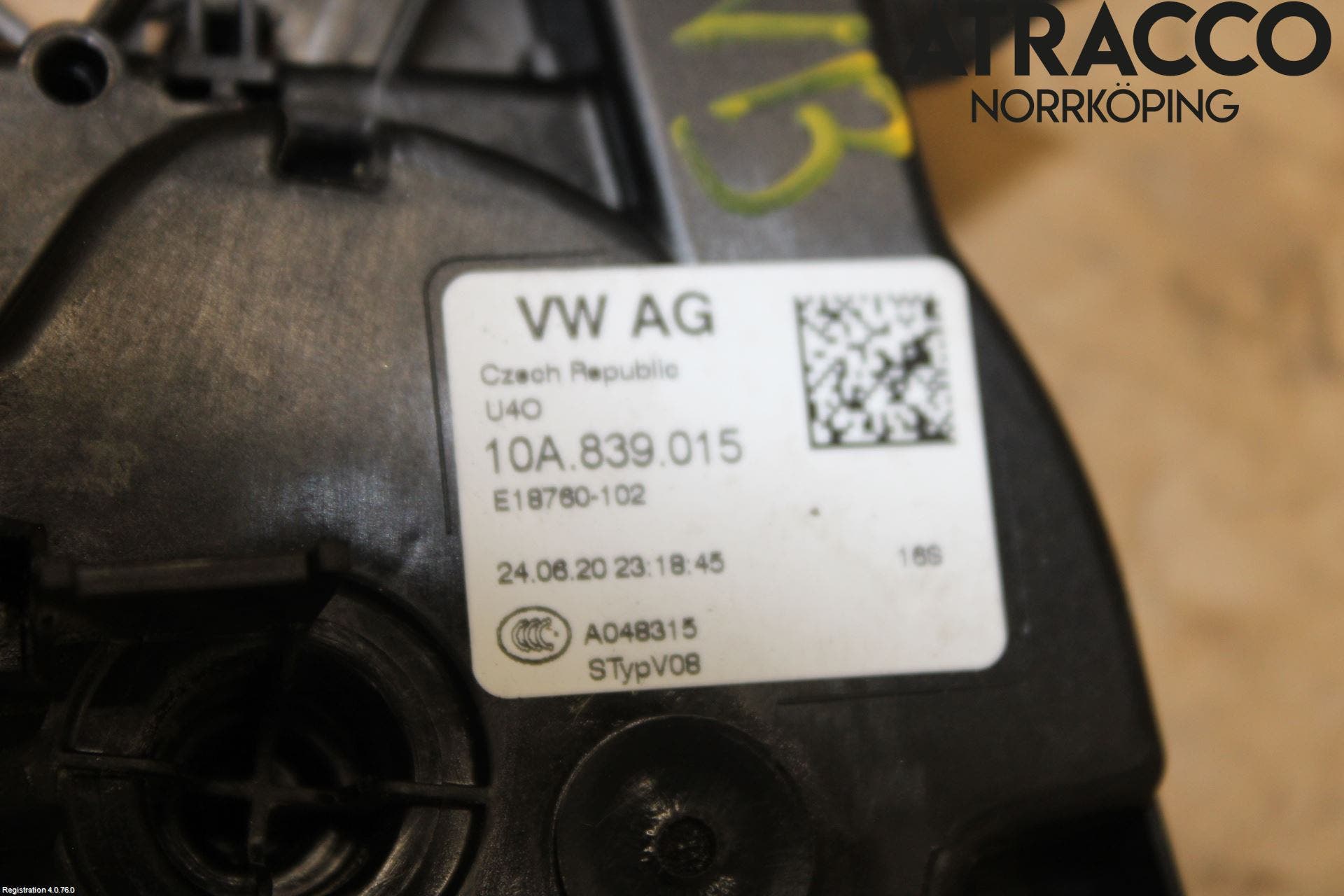 Volkswagen VW ID.3 21- Låskista-Dörrlås