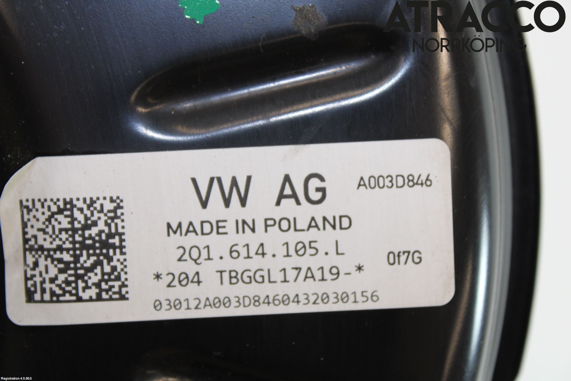 Seat IBIZA V 17-20 Bromsservo