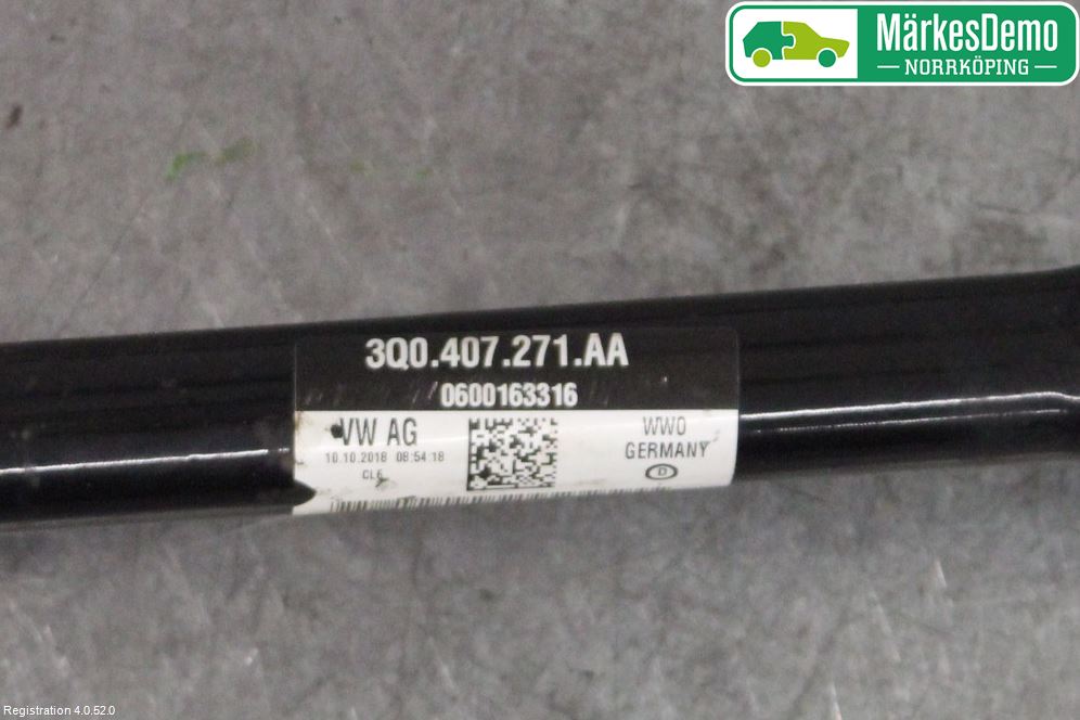 Skoda KAROQ 18- Drivaxel Fram Vänster