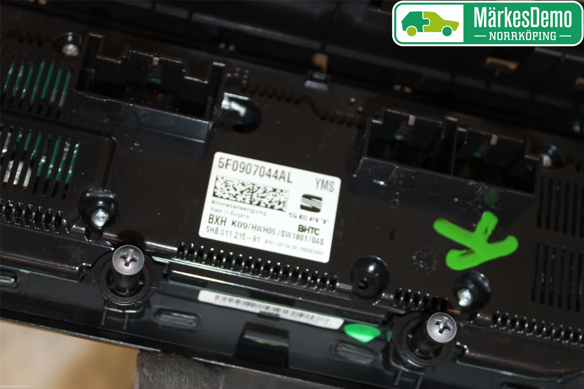 Seat LEON 13-20 Värmereglage